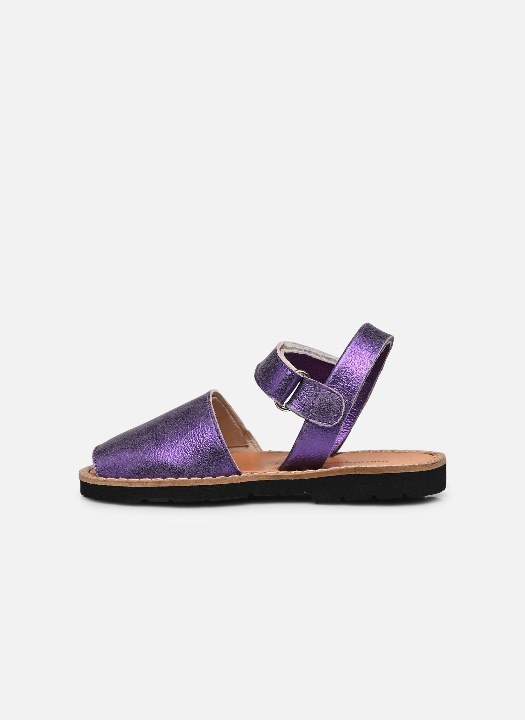 Sandales Avarca Velcro Magic fille violet Minorquines Sandales Avarca Velcro Magic fille violet LAVANDA