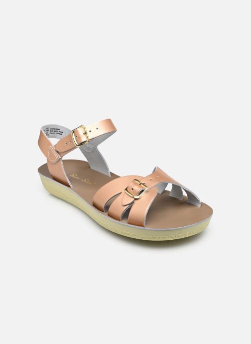 Salt-Water Platte sandalen Boardwalk Adult dames goud en brons