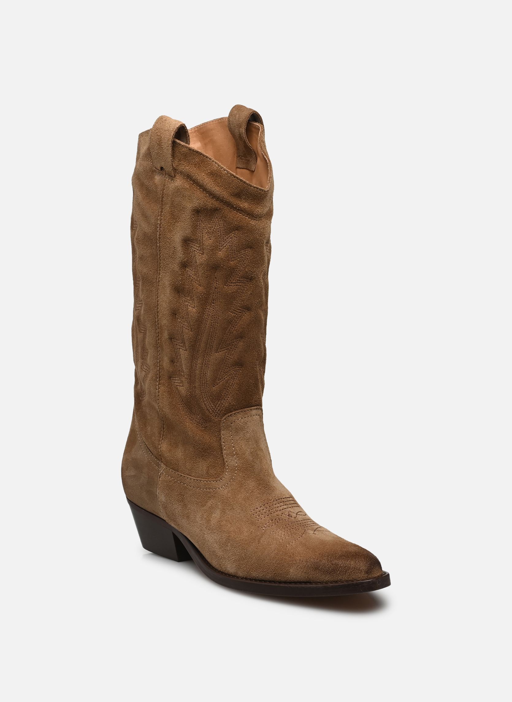 Cowboy boots DELEA dames bruin Jonak Cowboy boots DELEA dames bruin TAUPE FONCÉ