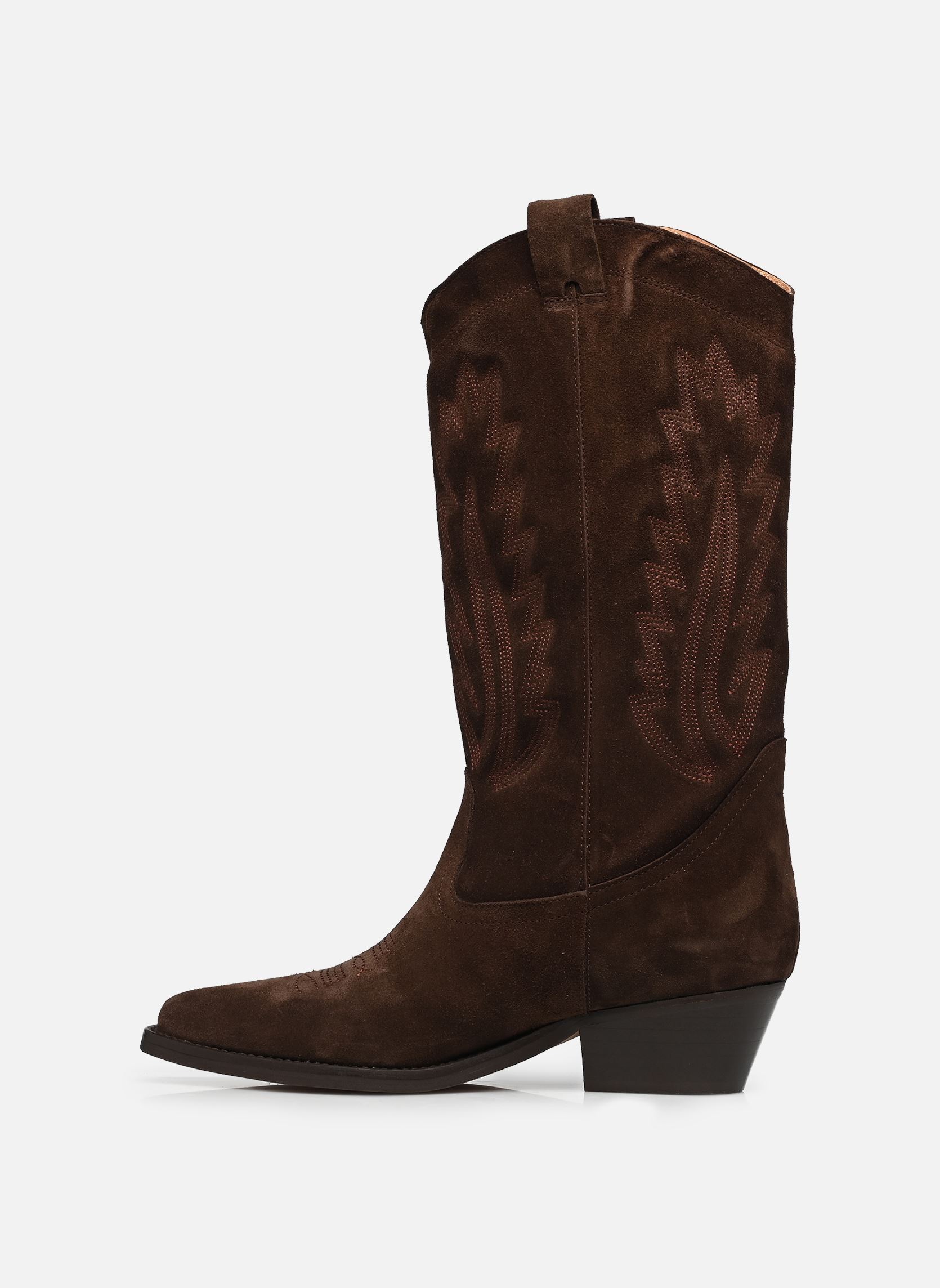 Cowboy boots DELEA dames bruin Jonak Cowboy boots DELEA dames bruin CROUTE MARRON FONCÉ