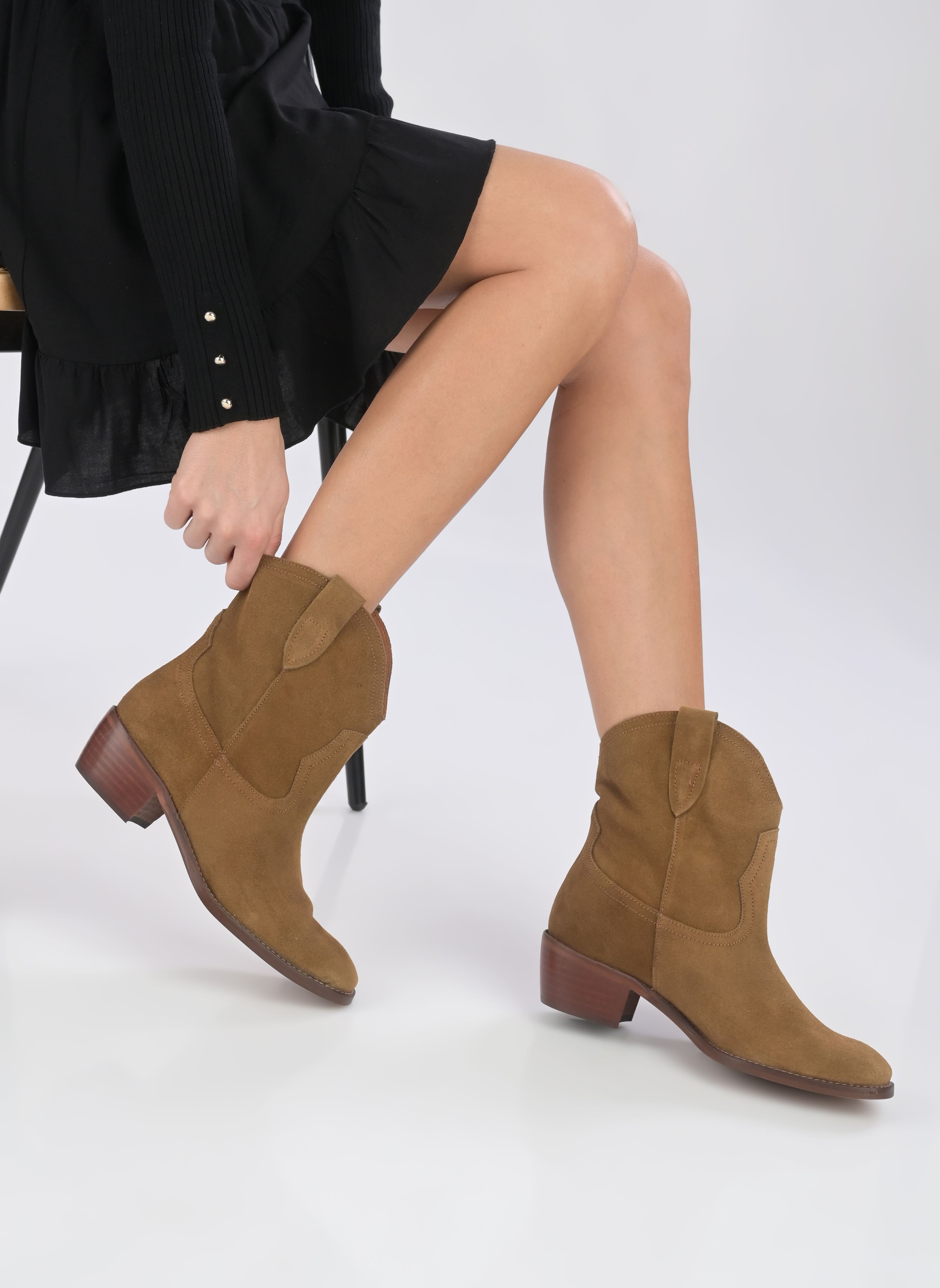 Cowboy boots MARBELLA dames bruin Jonak Cowboy boots MARBELLA dames bruin Cognac