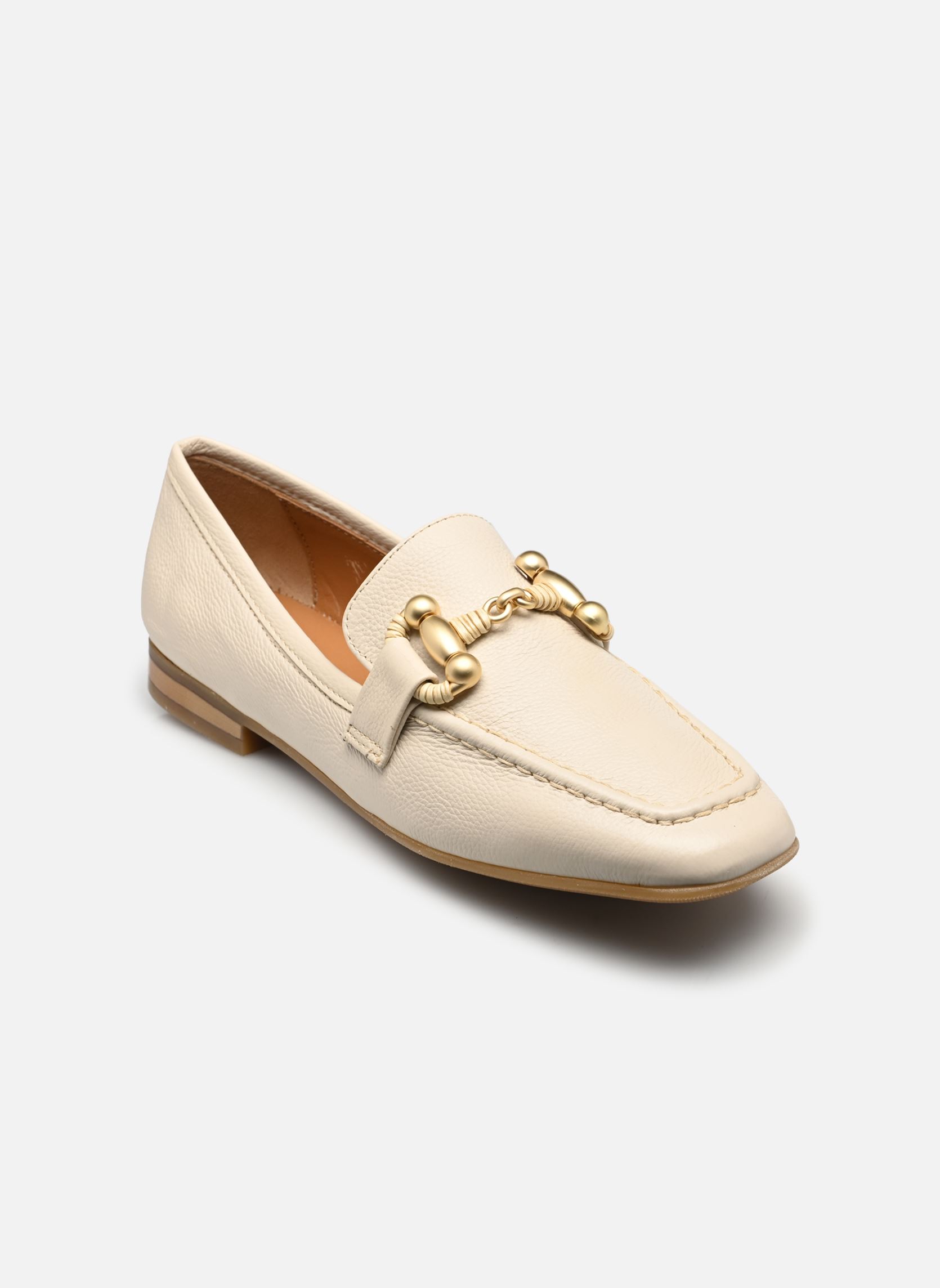 Mocassins VENTIMIGLIA T85101 femme blanc Mjus Mocassins VENTIMIGLIA T85101 femme blanc Latte