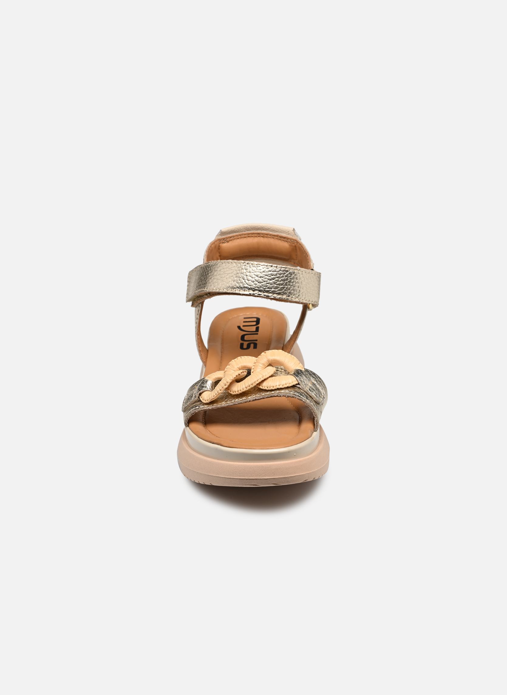 Keil- und Plateausandalen PASADINA L17001 damen mehrfarbig Mjus Keil- und Plateausandalen PASADINA L17001 damen mehrfarbig Platino+Latte+Acc.Beige