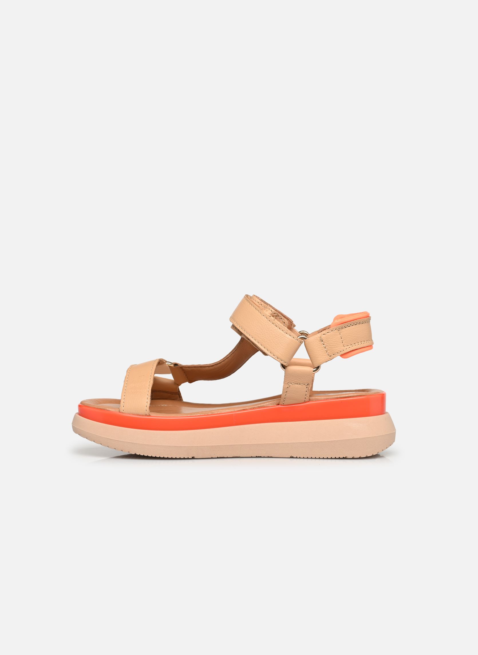 Keil- und Plateausandalen PASADINA L17003 damen beige Mjus Keil- und Plateausandalen PASADINA L17003 damen beige Sand+Arancio
