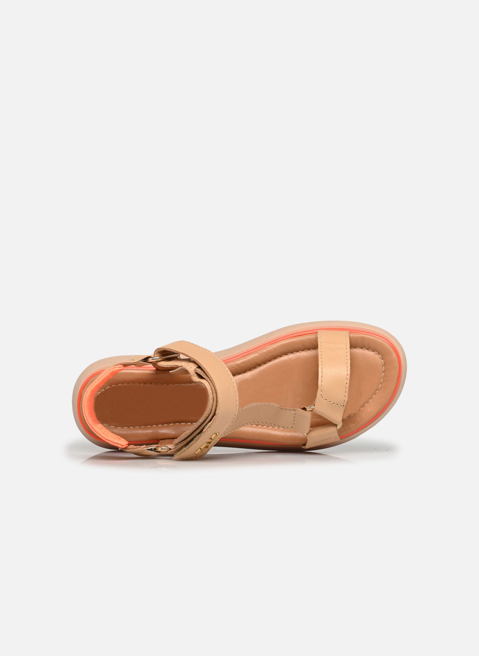 Keil- und Plateausandalen PASADINA L17003 damen beige Mjus Keil- und Plateausandalen PASADINA L17003 damen beige Sand+Arancio