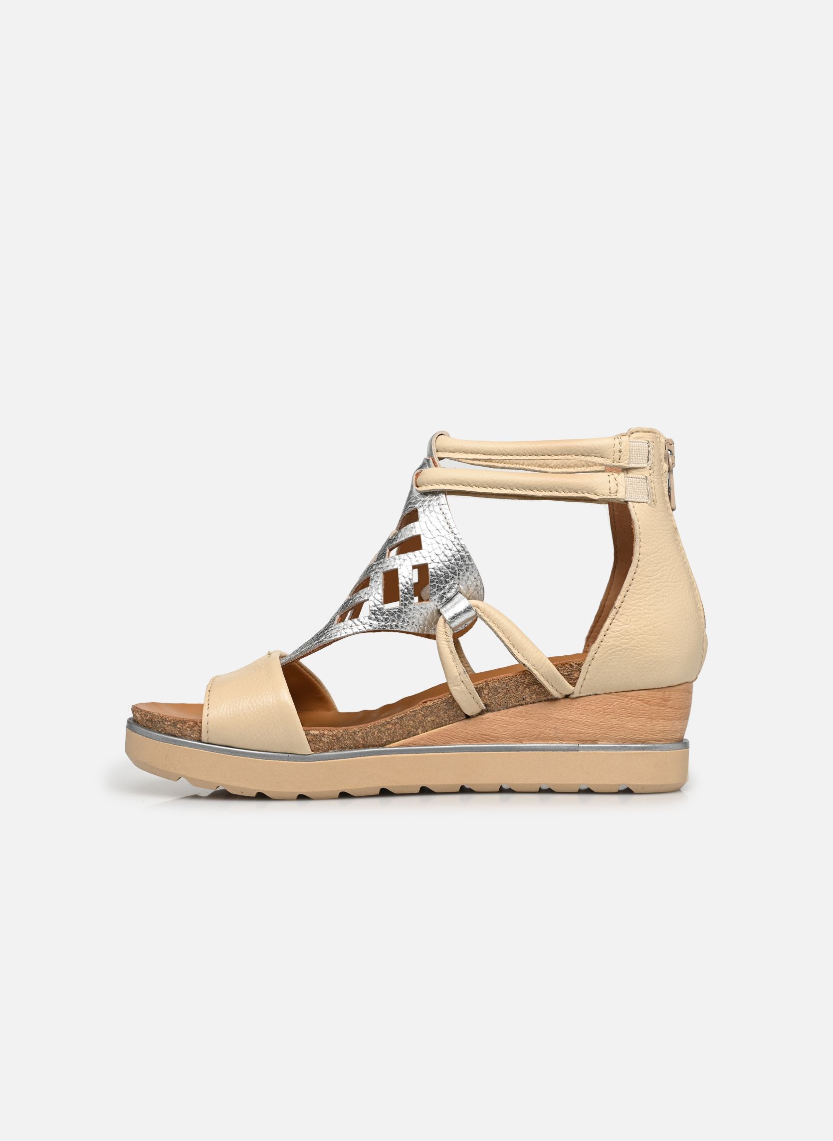 Sandali con zeppa e plateau TAPASITA L28007 donna multicolore Mjus Sandali con zeppa e plateau TAPASITA L28007 donna multicolore Crema+Argento