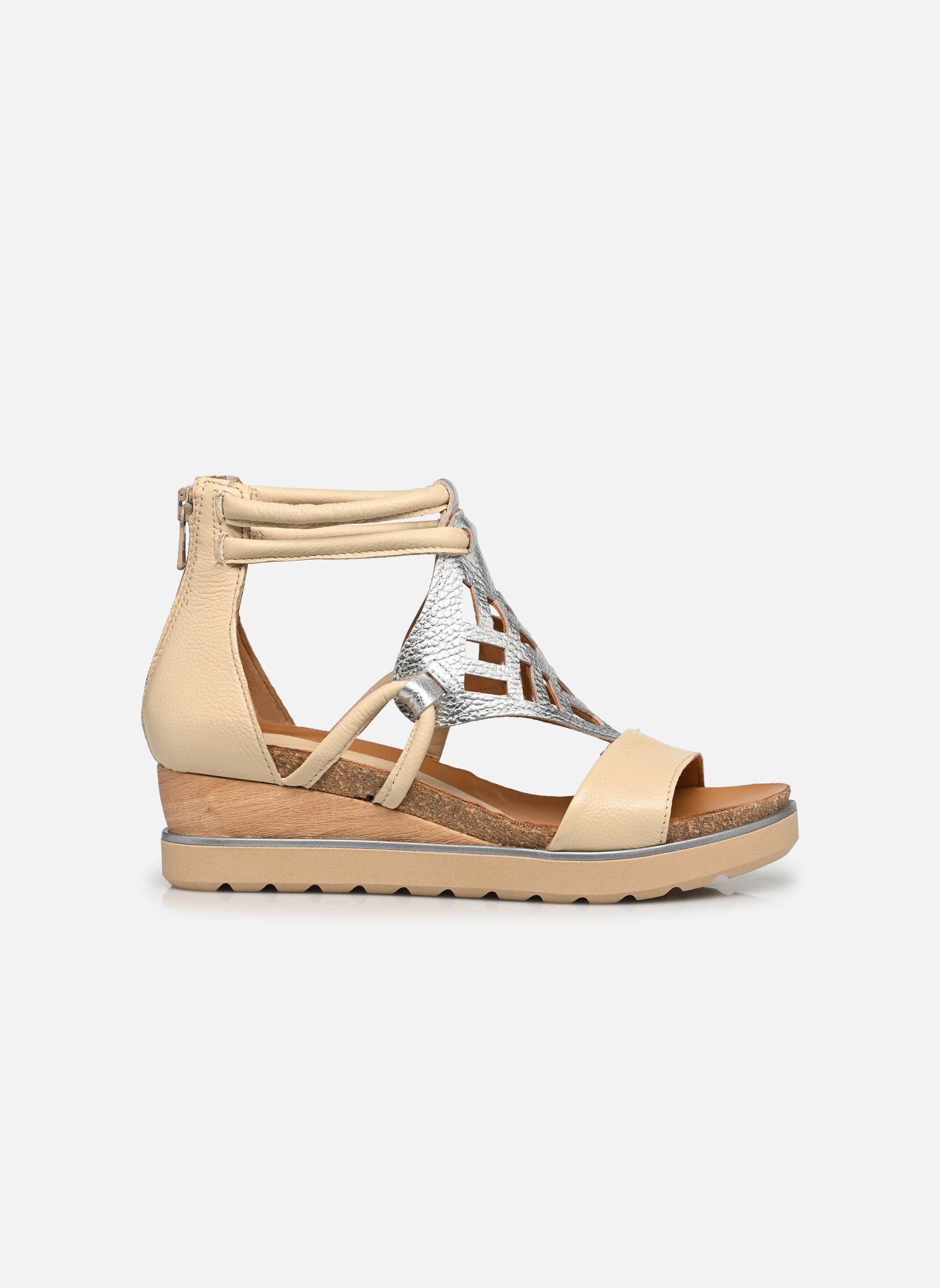 Sandali con zeppa e plateau TAPASITA L28007 donna multicolore Mjus Sandali con zeppa e plateau TAPASITA L28007 donna multicolore Crema+Argento