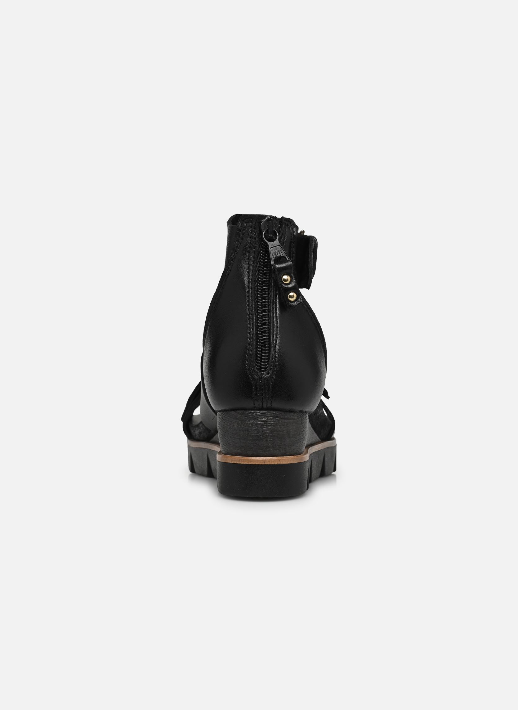 Sandalen met sleehak en plateau TAPASITA T38001 dames zwart Mjus Sandalen met sleehak en plateau TAPASITA T38001 dames zwart Nero