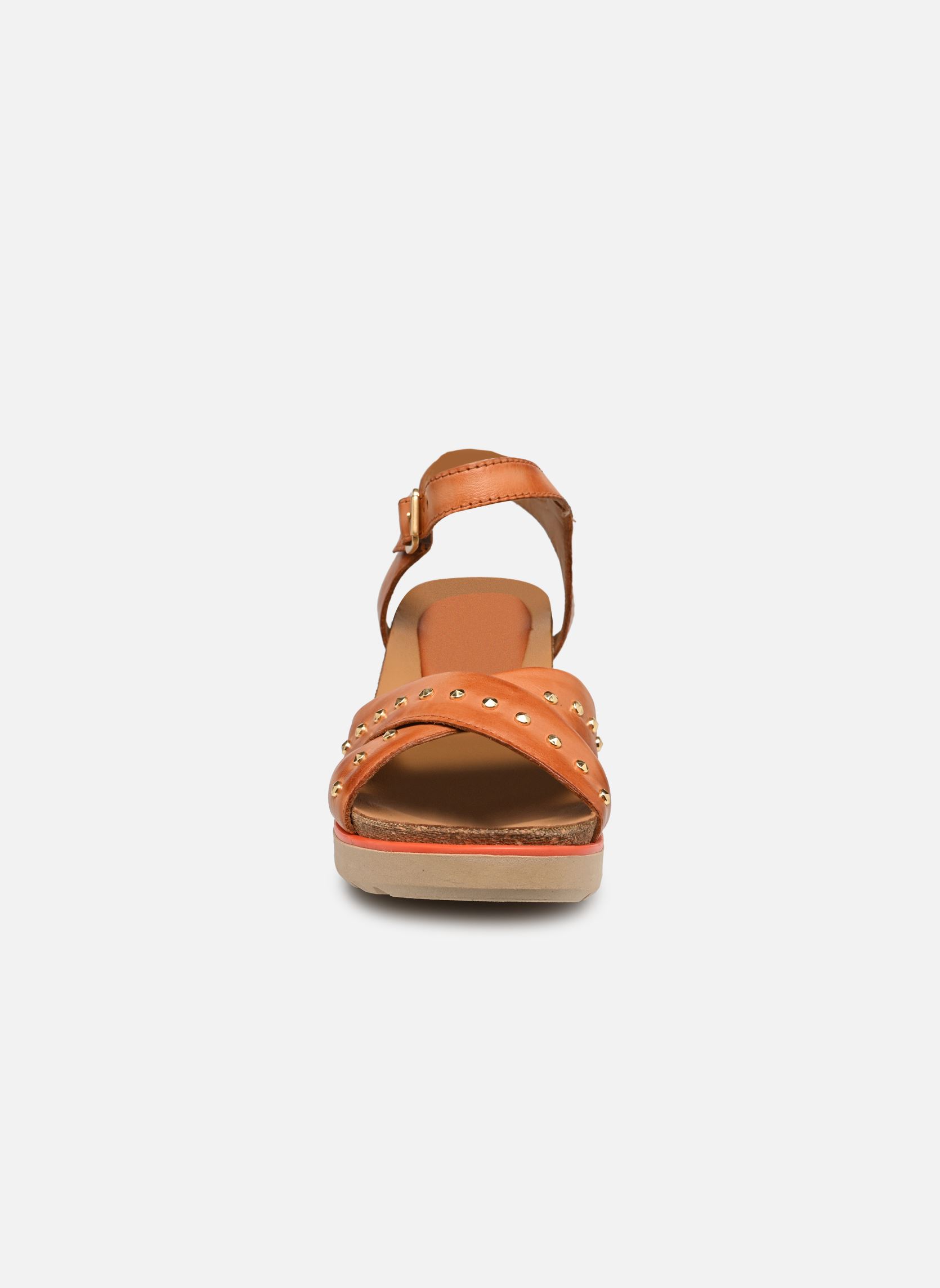Sandalen met sleehak en plateau TAPPY L16008 dames bruin Mjus Sandalen met sleehak en plateau TAPPY L16008 dames bruin Cannella
