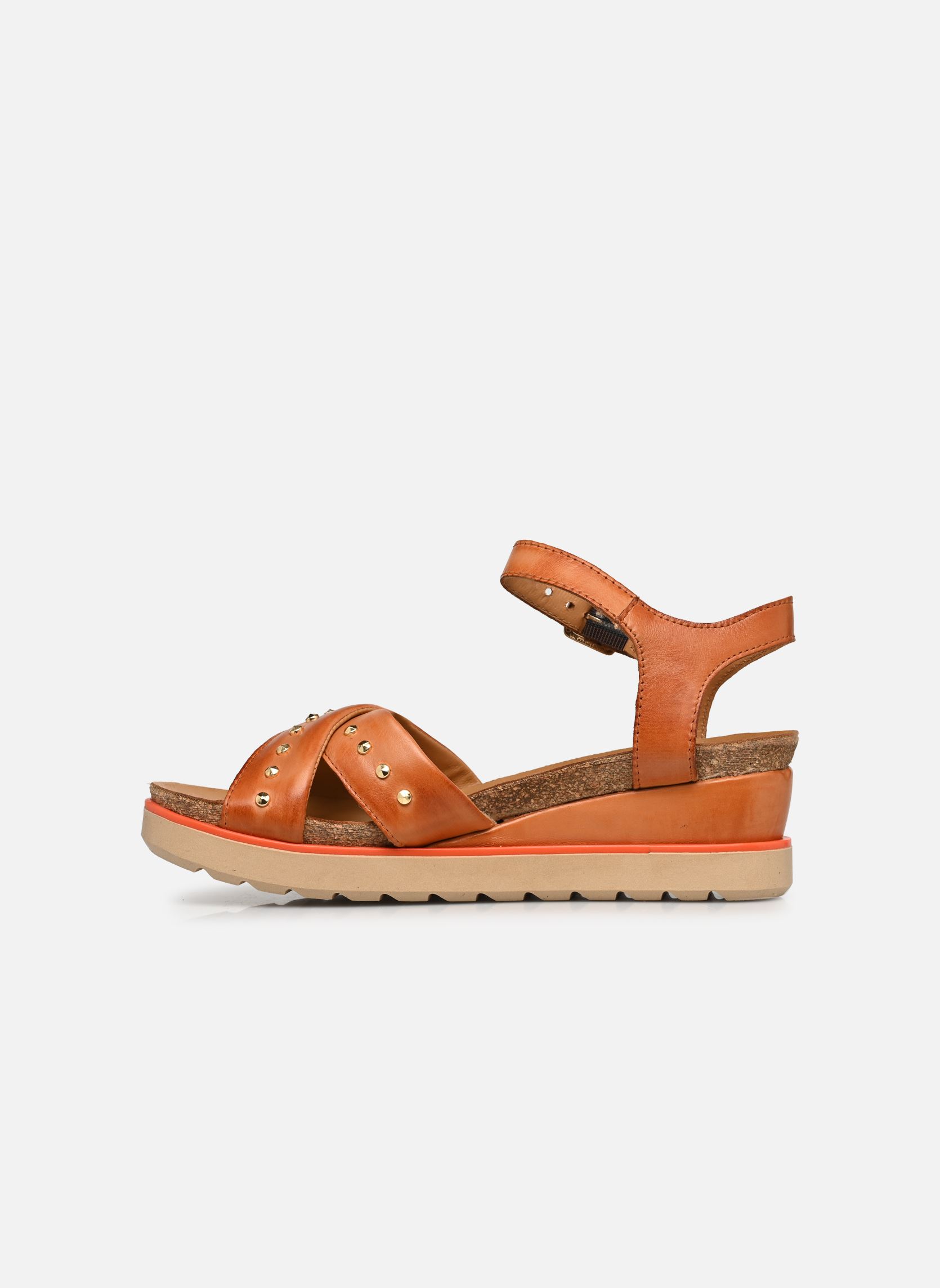 Sandalen met sleehak en plateau TAPPY L16008 dames bruin Mjus Sandalen met sleehak en plateau TAPPY L16008 dames bruin Cannella