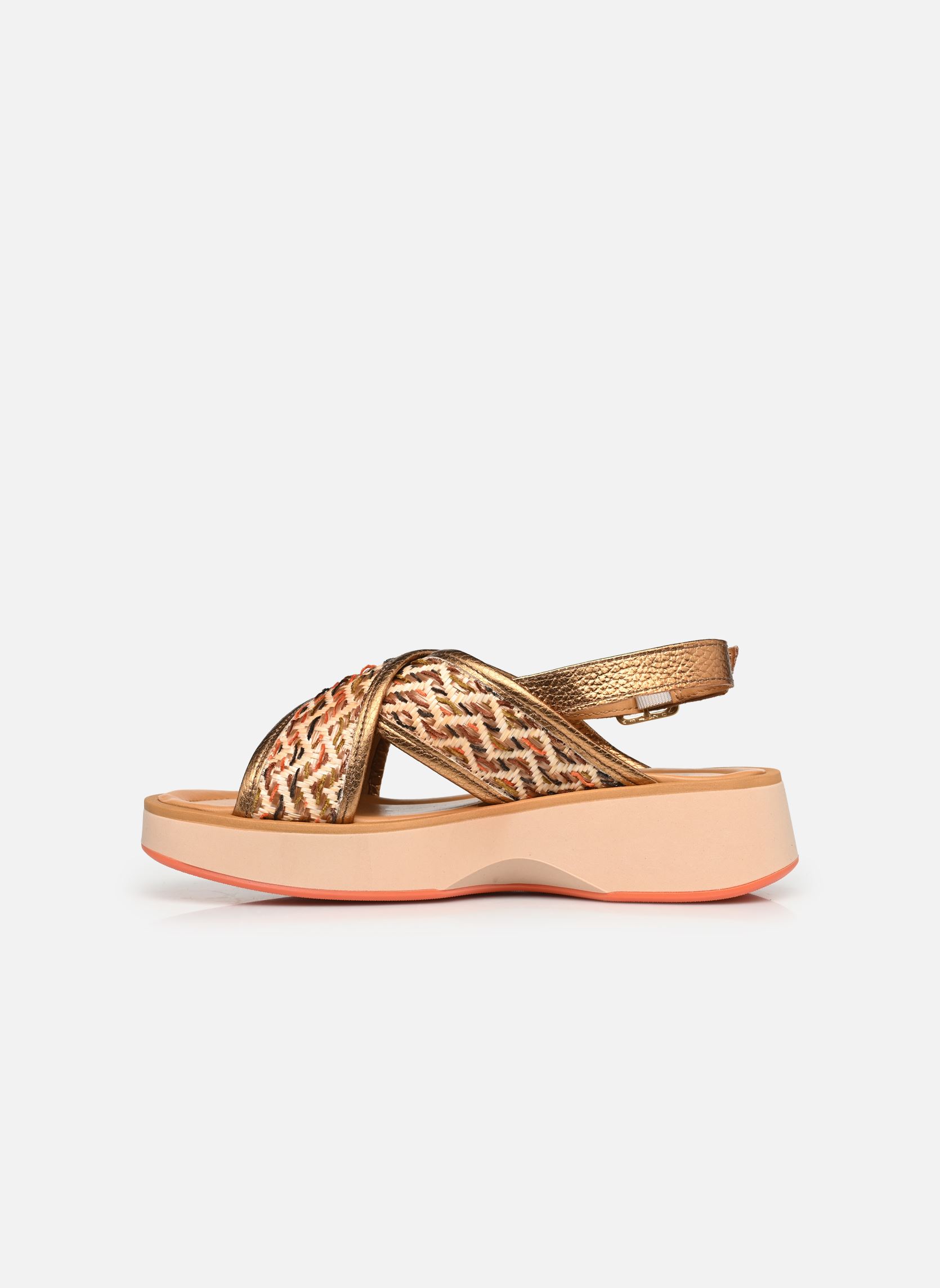 Sandali con zeppa e plateau LEVANTE T99008 donna multicolore Mjus Sandali con zeppa e plateau LEVANTE T99008 donna multicolore Deserto+Champagne