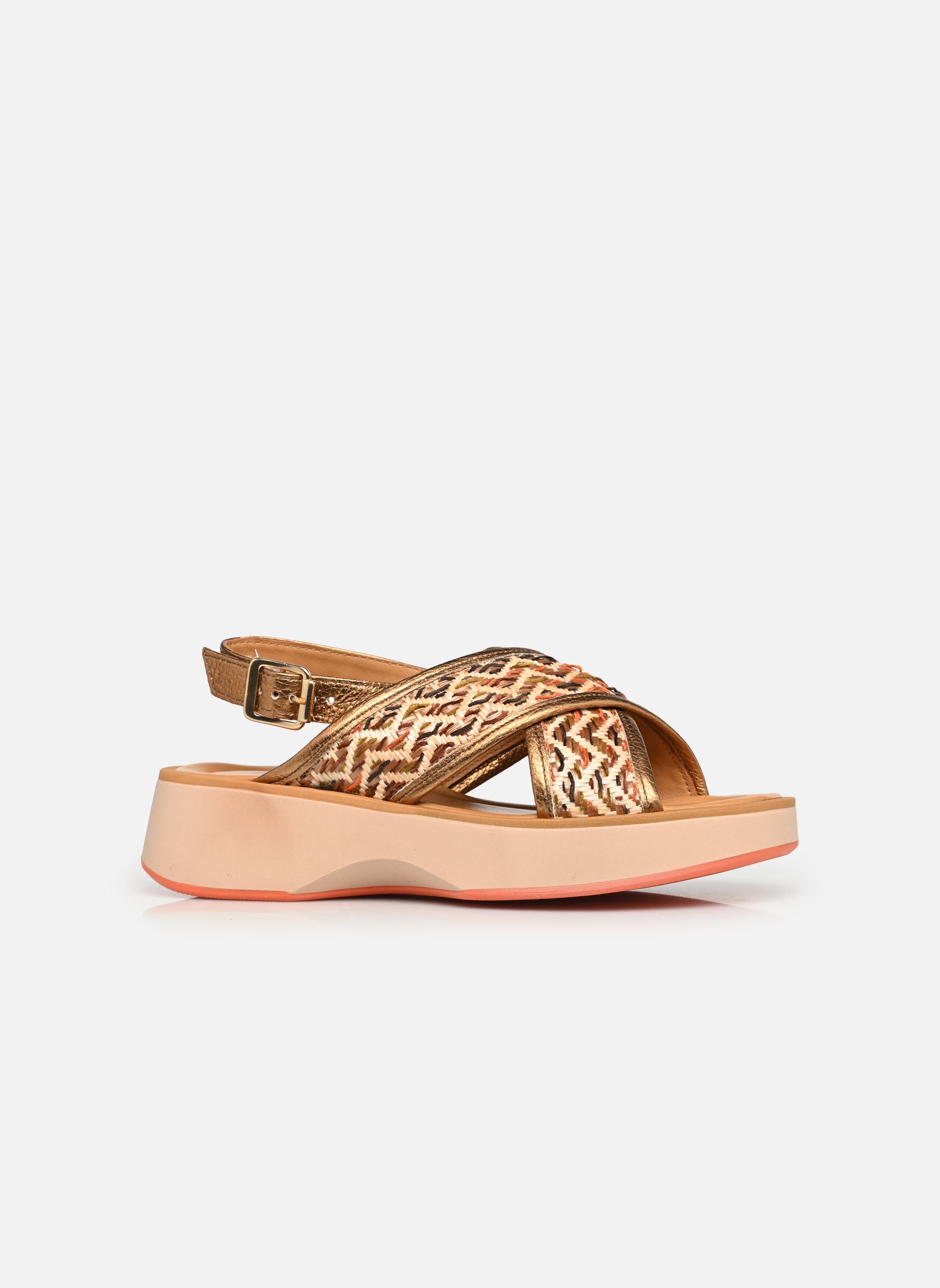 Sandali con zeppa e plateau LEVANTE T99008 donna multicolore Mjus Sandali con zeppa e plateau LEVANTE T99008 donna multicolore Deserto+Champagne