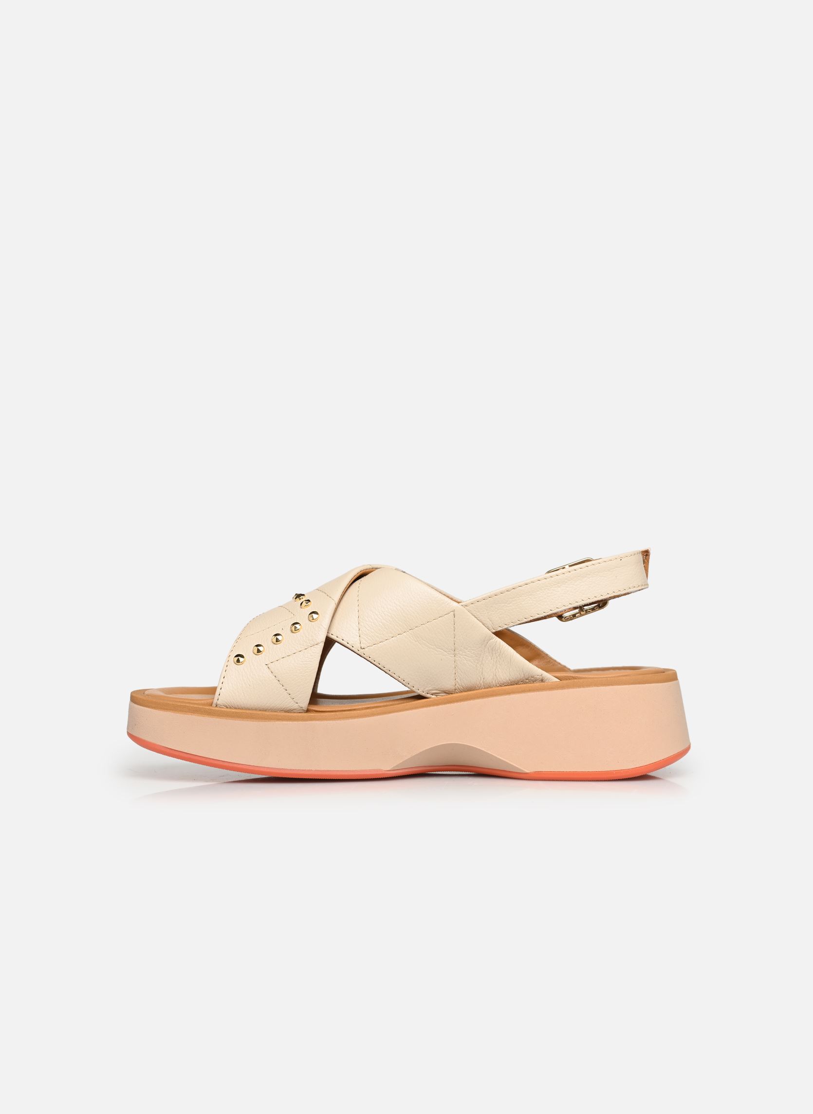 Sandali con zeppa e plateau LEVANTE T99002 donna bianco Mjus Sandali con zeppa e plateau LEVANTE T99002 donna bianco Latte