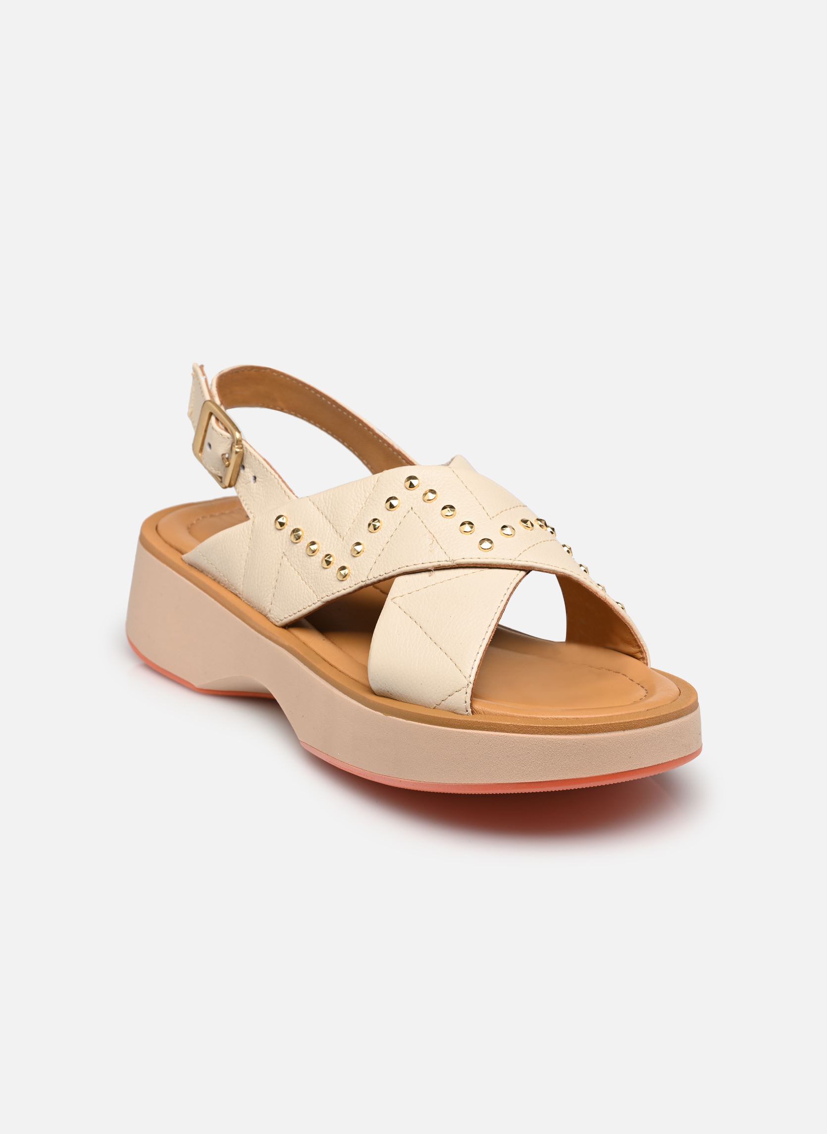 Sandali con zeppa e plateau LEVANTE T99002 donna bianco Mjus Sandali con zeppa e plateau LEVANTE T99002 donna bianco Latte