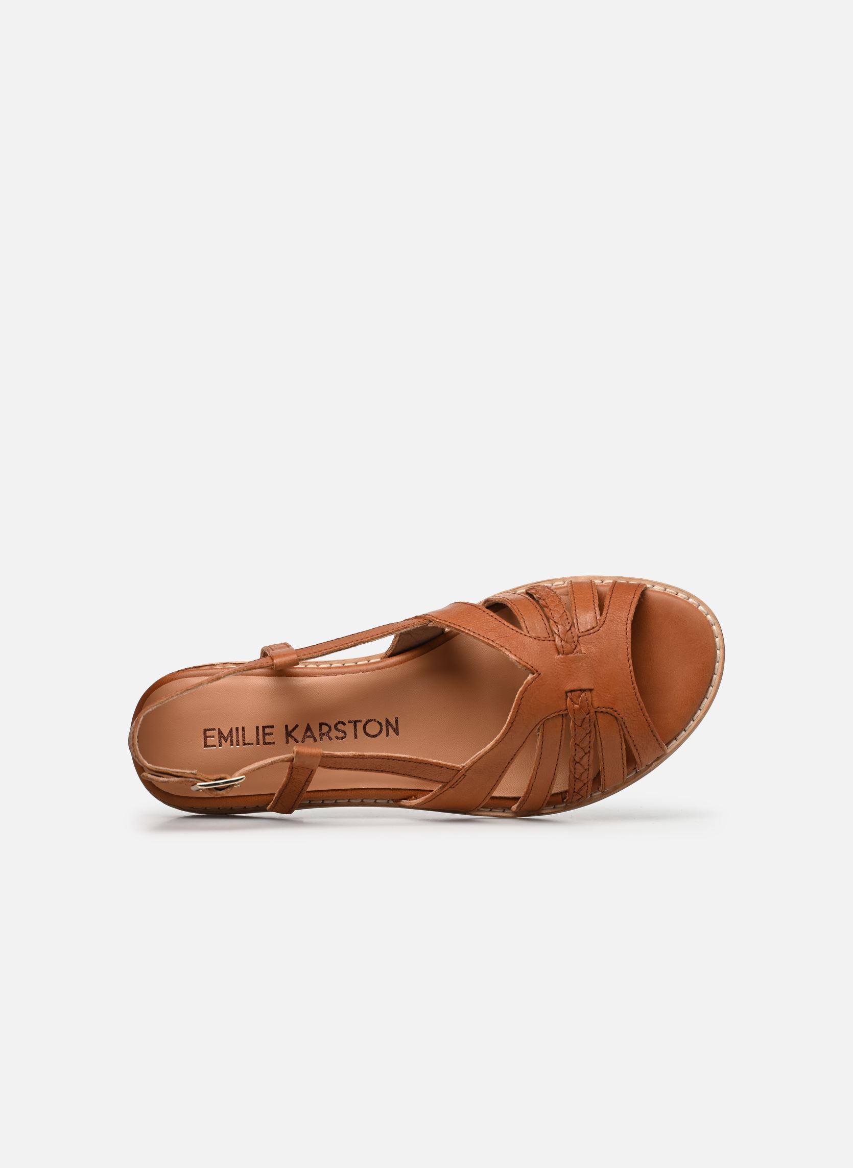 Flache Sandalen Sorena damen braun Karston Flache Sandalen Sorena damen braun Camel