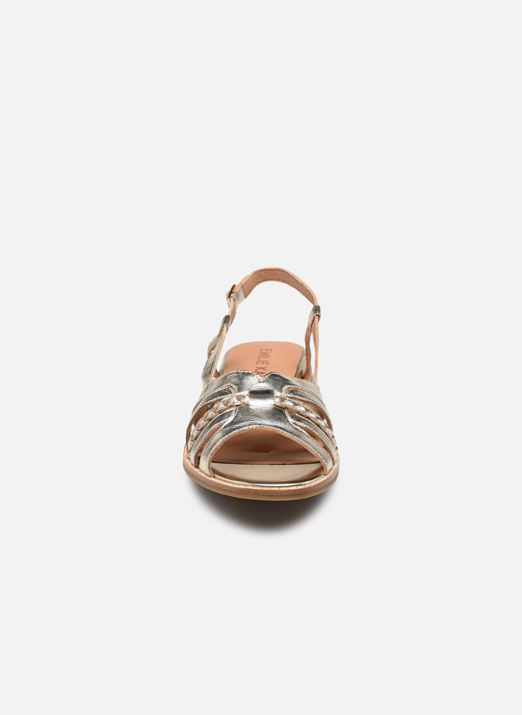Platte sandalen Sorena dames zilver Karston Platte sandalen Sorena dames zilver Platine