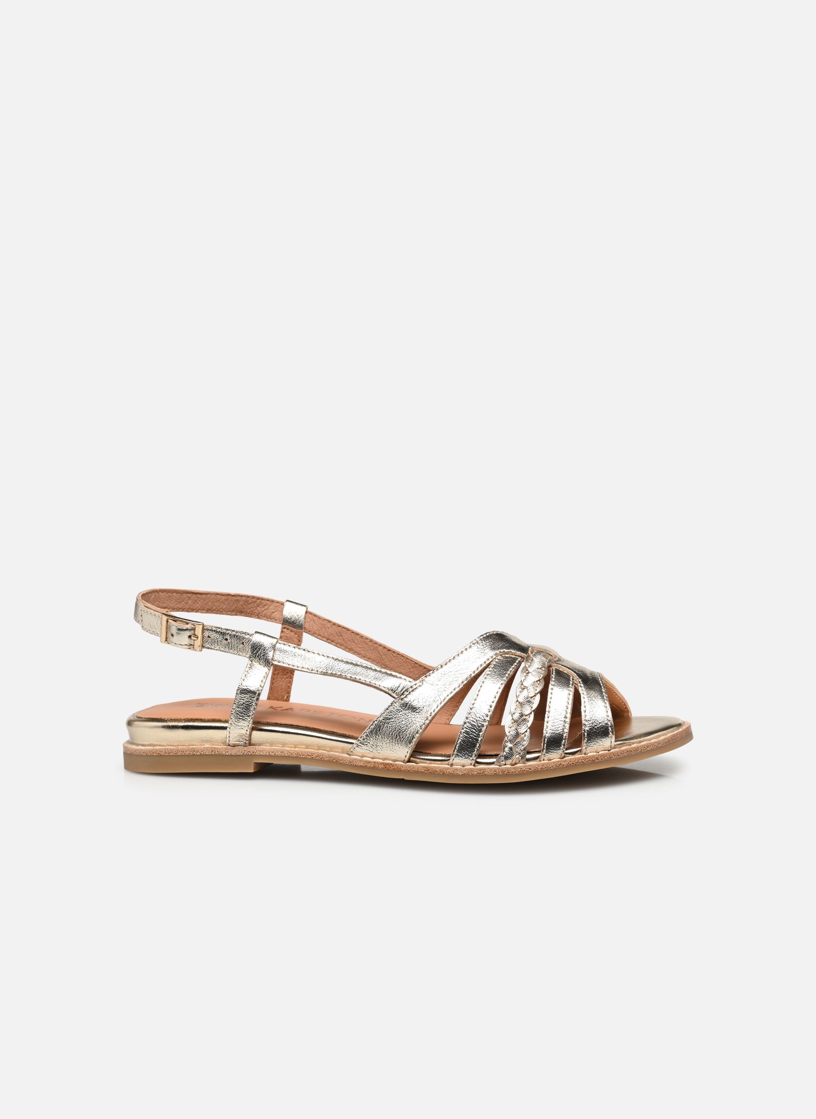 Platte sandalen Sorena dames zilver Karston Platte sandalen Sorena dames zilver Platine