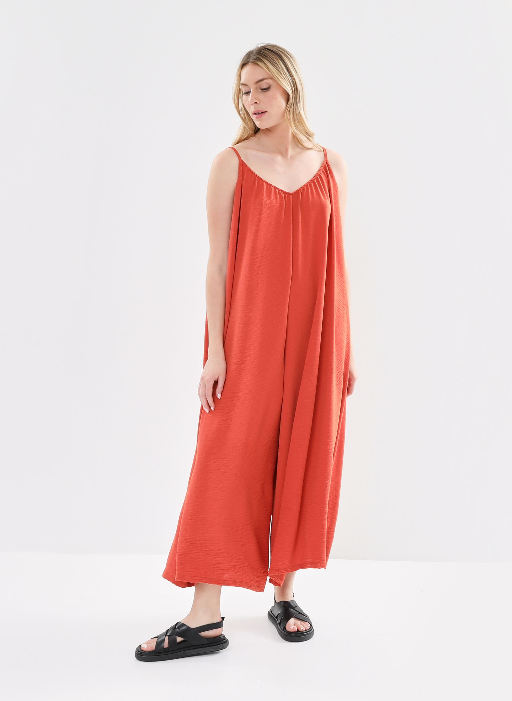 Jumpsuits FD-CO-NINAO-B damen rot La Fée Maraboutée Jumpsuits FD-CO-NINAO-B damen rot SUMAC