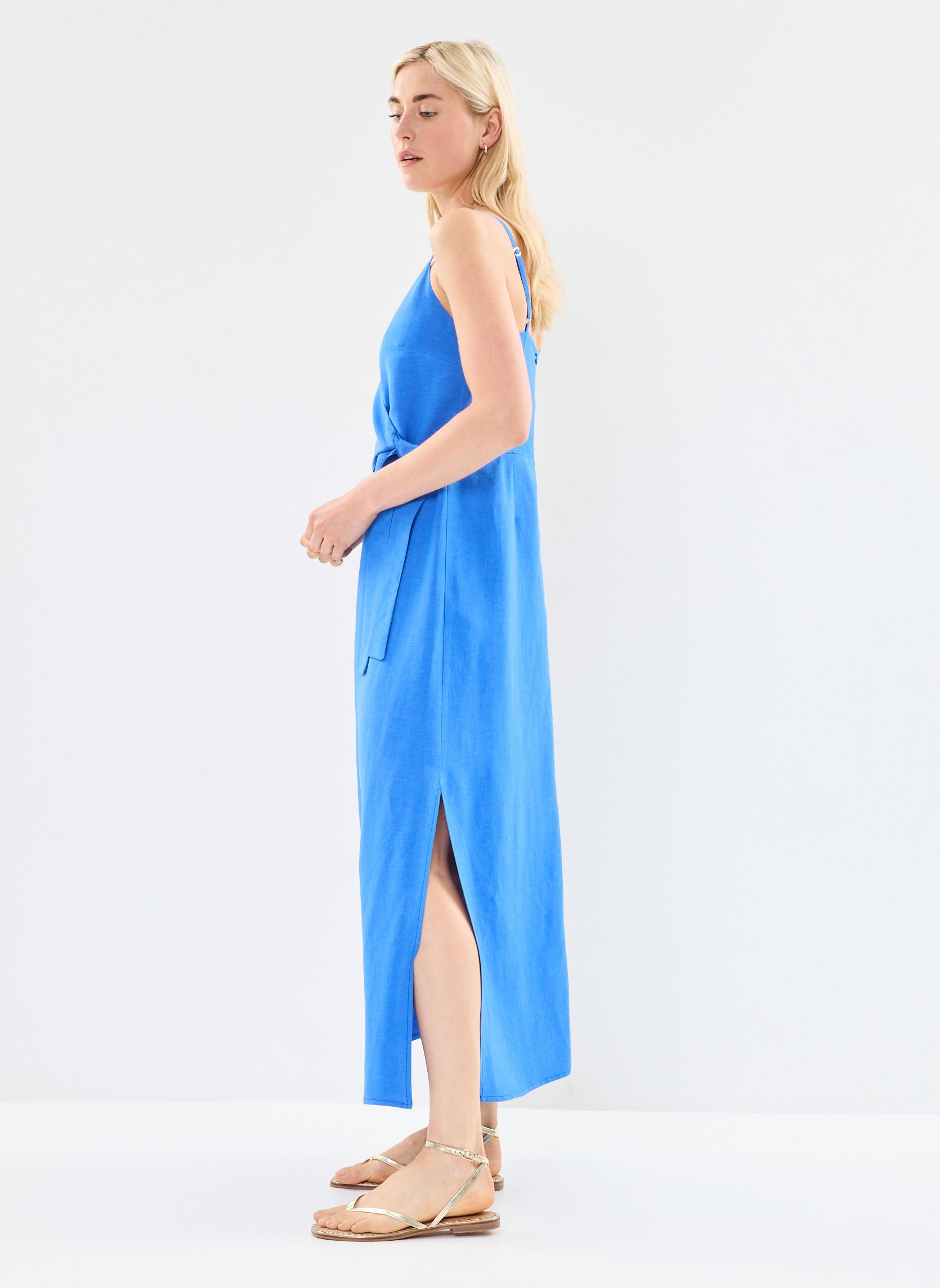 Robes longues FH-RO-SAFARI-V femme bleu La Fée Maraboutée Robes longues FH-RO-SAFARI-V femme bleu BLEU ROI