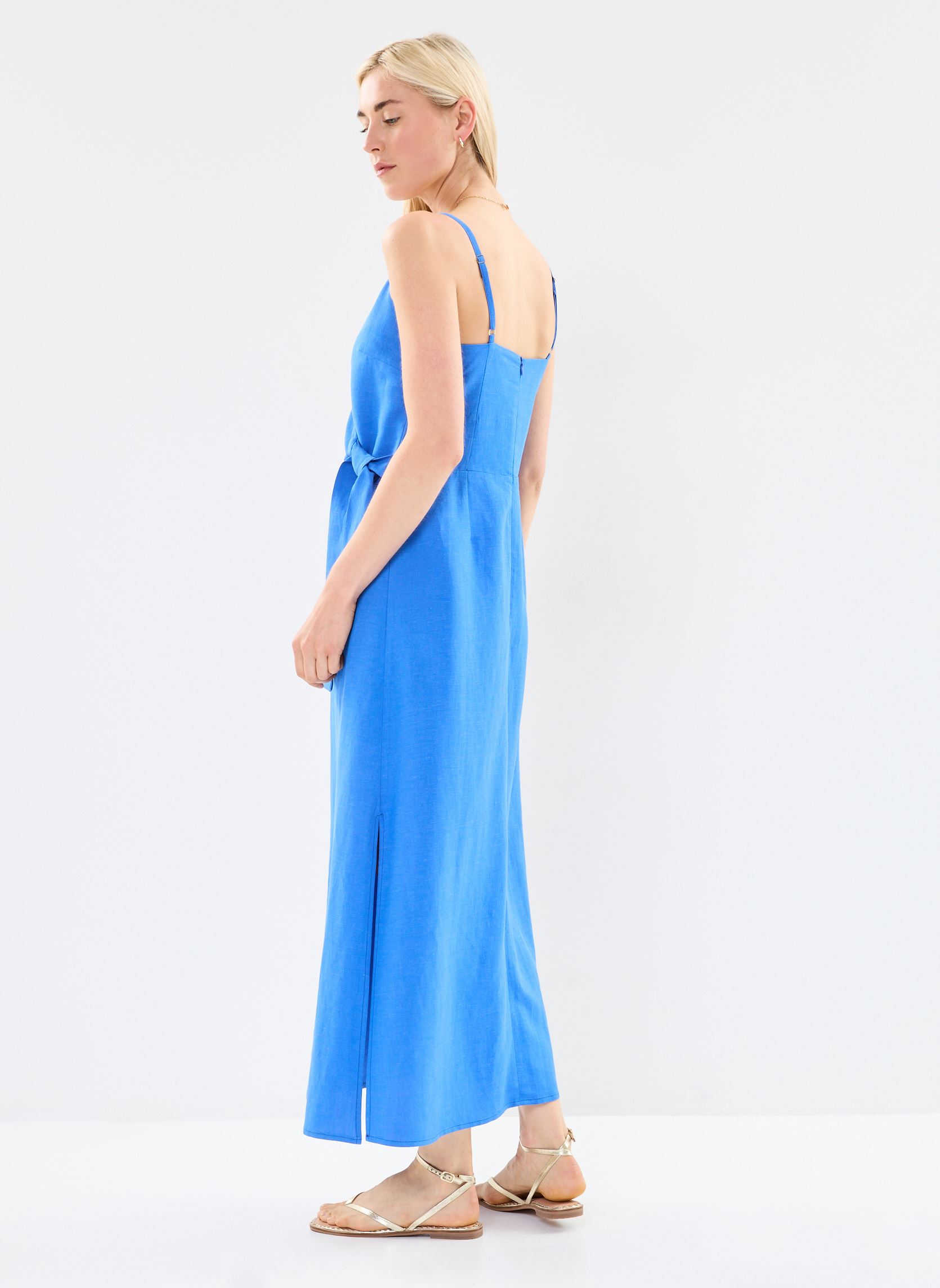 Robes longues FH-RO-SAFARI-V femme bleu La Fée Maraboutée Robes longues FH-RO-SAFARI-V femme bleu BLEU ROI