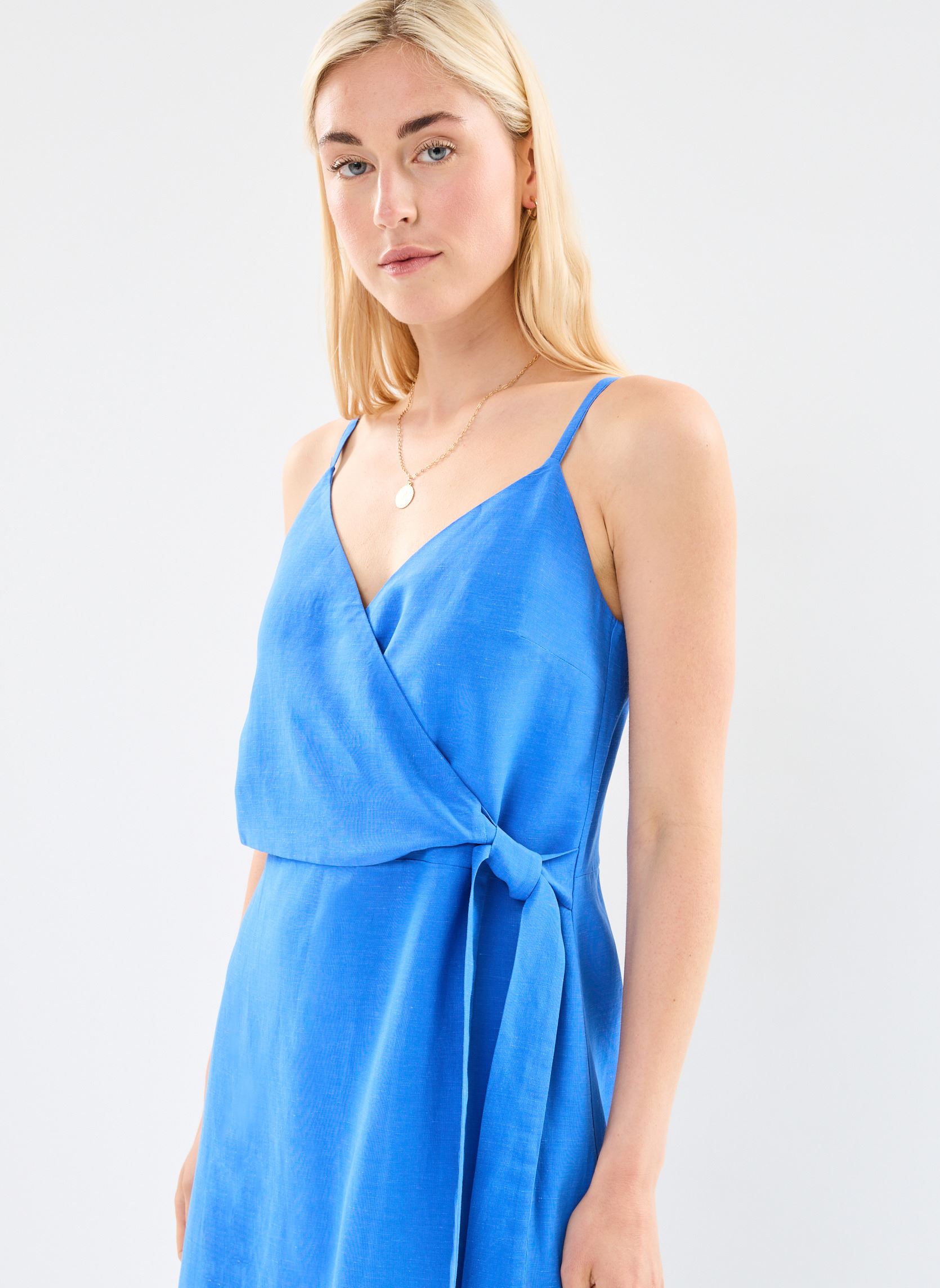 Robes longues FH-RO-SAFARI-V femme bleu La Fée Maraboutée Robes longues FH-RO-SAFARI-V femme bleu BLEU ROI