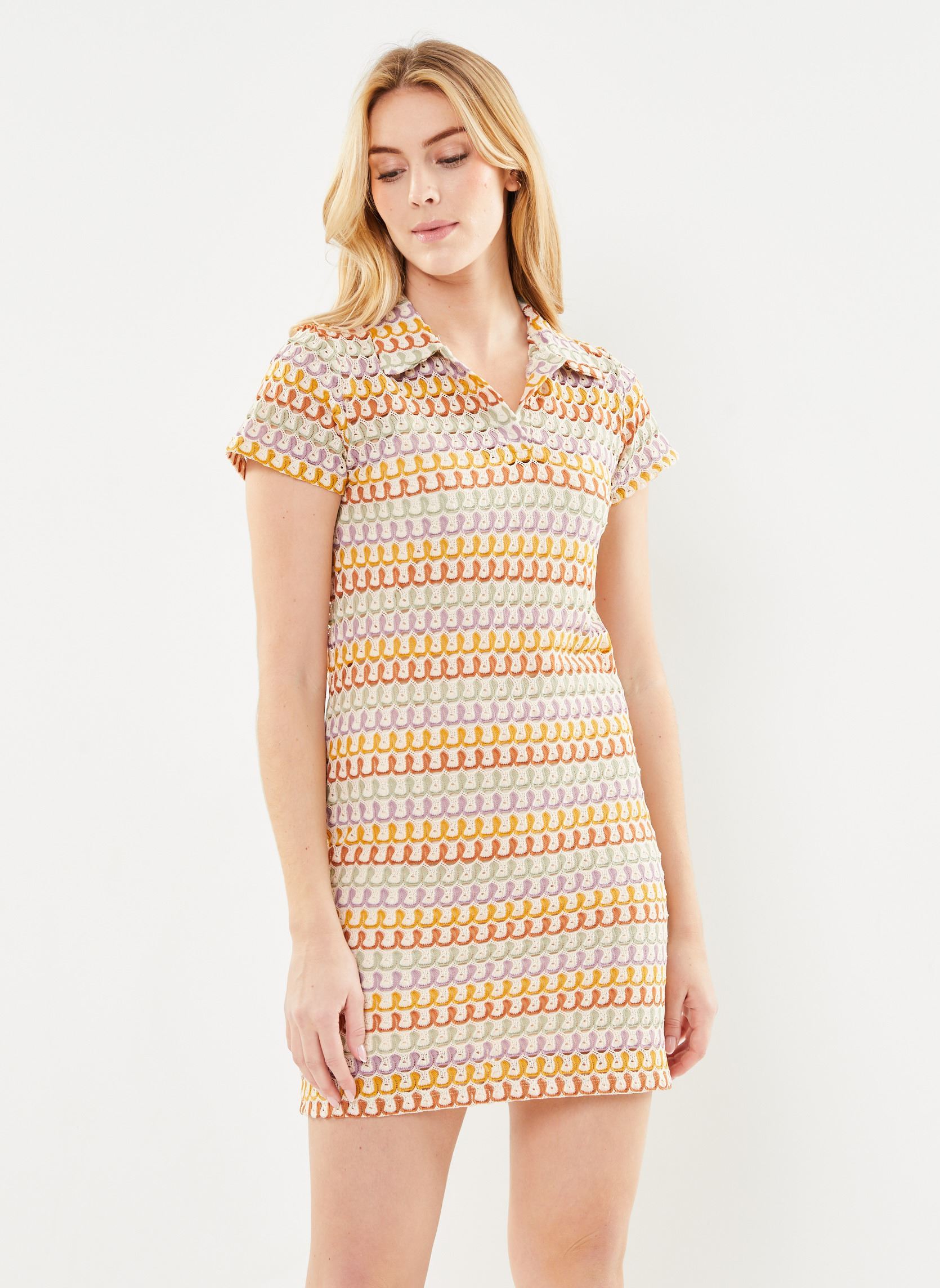 Abiti FH-RO-VANDA-M donna multicolore La Fée Maraboutée Abiti FH-RO-VANDA-M donna multicolore Cajou