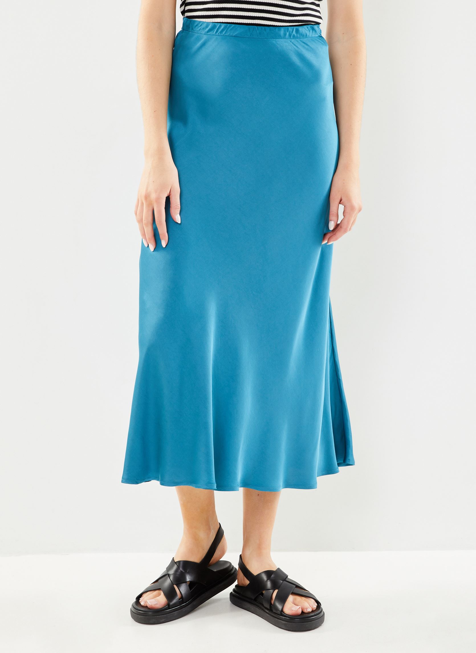 Jupes longues FG-JU-TORINO-R femme bleu La Fée Maraboutée Jupes longues FG-JU-TORINO-R femme bleu CARAIBES