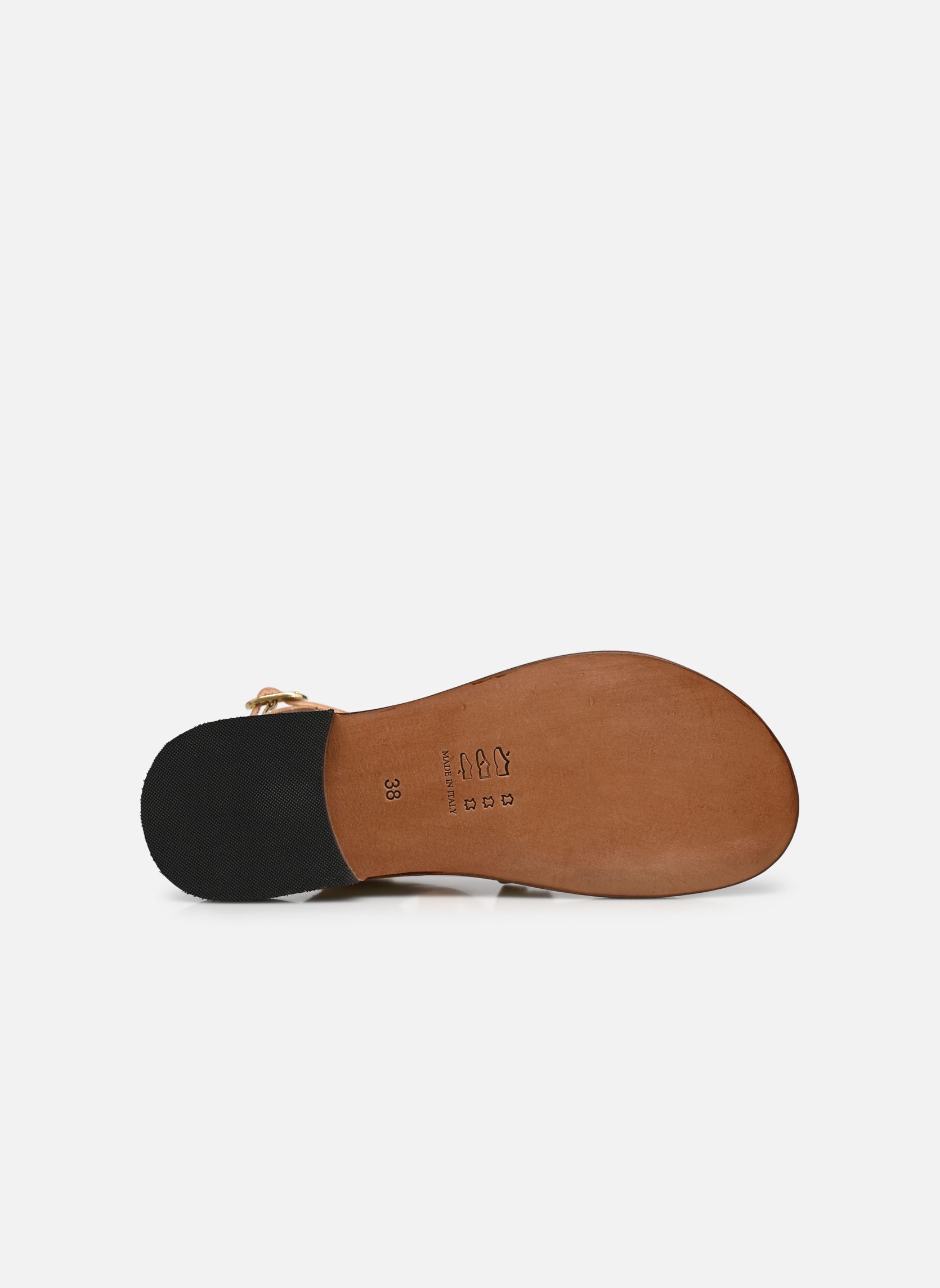 Platte sandalen FH-AS-VINADE dames goud en brons La Fée Maraboutée Platte sandalen FH-AS-VINADE dames goud en brons Dore