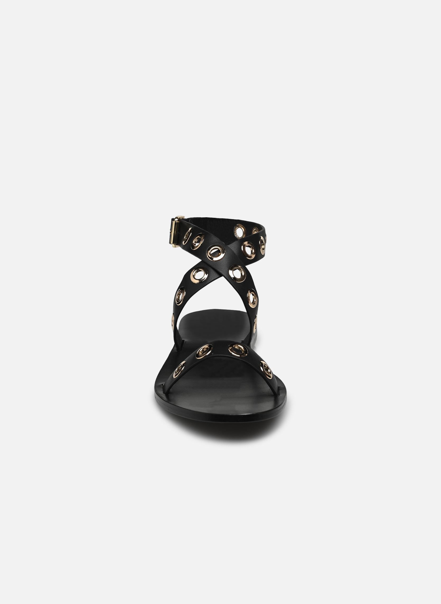 Flache Sandalen FH-AS-VIRIDE damen schwarz La Fée Maraboutée Flache Sandalen FH-AS-VIRIDE damen schwarz NOIR