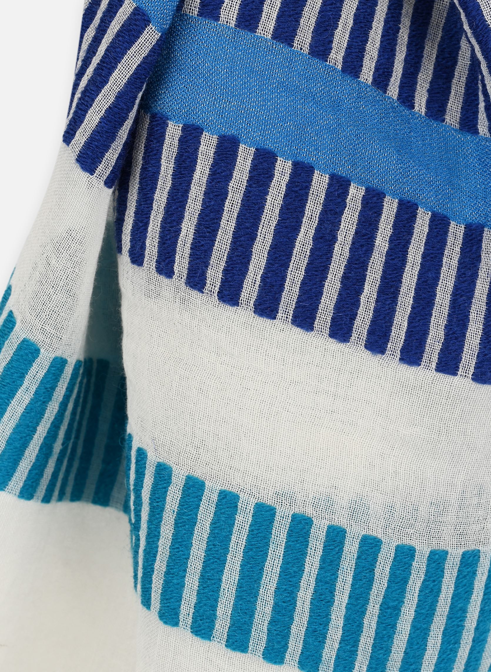 Foulards Foulard - FH-AT-VOLUMI femme multicolore La Fée Maraboutée Foulards Foulard - FH-AT-VOLUMI femme multicolore Bleu