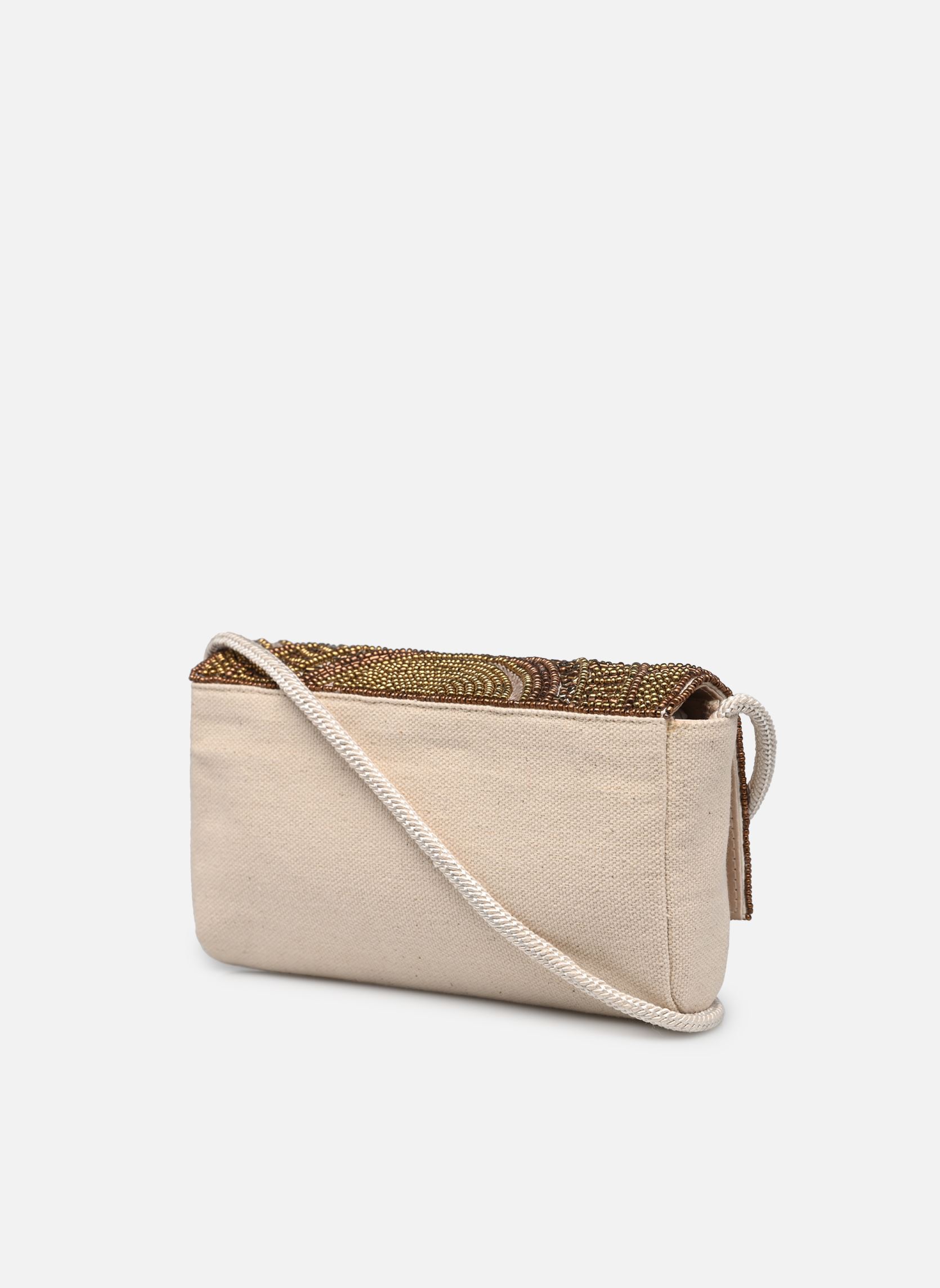 Clutches FH-AM-VULPIN dames beige La Fée Maraboutée Clutches FH-AM-VULPIN dames beige MORDORE