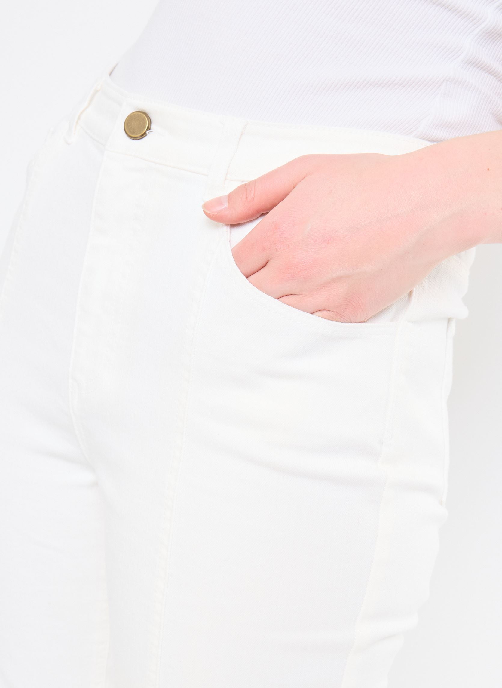 Flared jeans PIMLICO dames wit Georgia Rose Flared jeans PIMLICO dames wit OFF WHITE