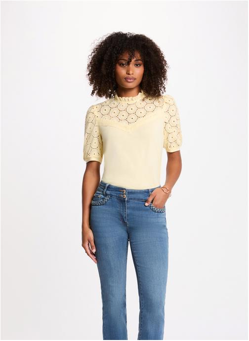Morgan Tops 241-DULIE femme jaune