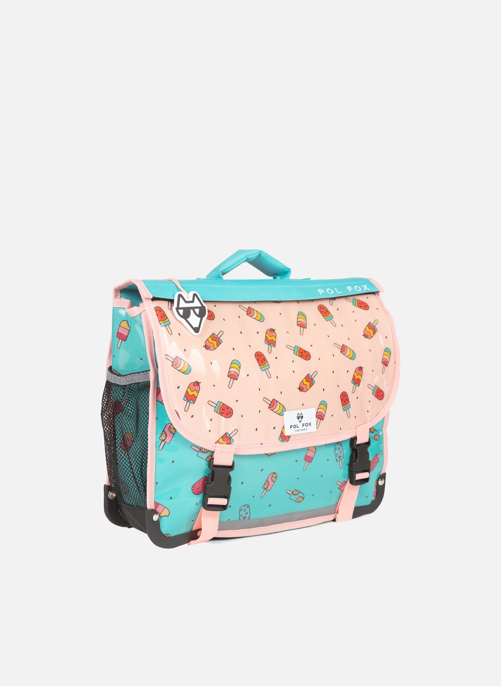 Schulranzen Cartable 38cm ICE POP mädchen blau Pol Fox Schulranzen Cartable 38cm ICE POP mädchen blau Turquoise