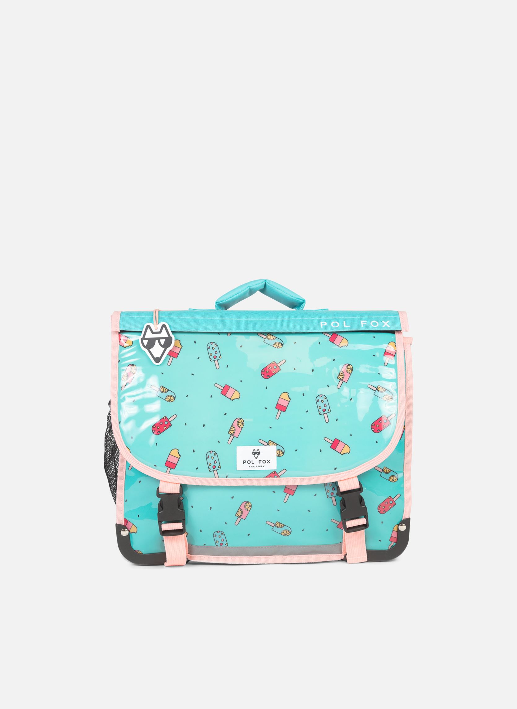 Schulranzen Cartable 38cm ICE POP mädchen blau Pol Fox Schulranzen Cartable 38cm ICE POP mädchen blau Turquoise