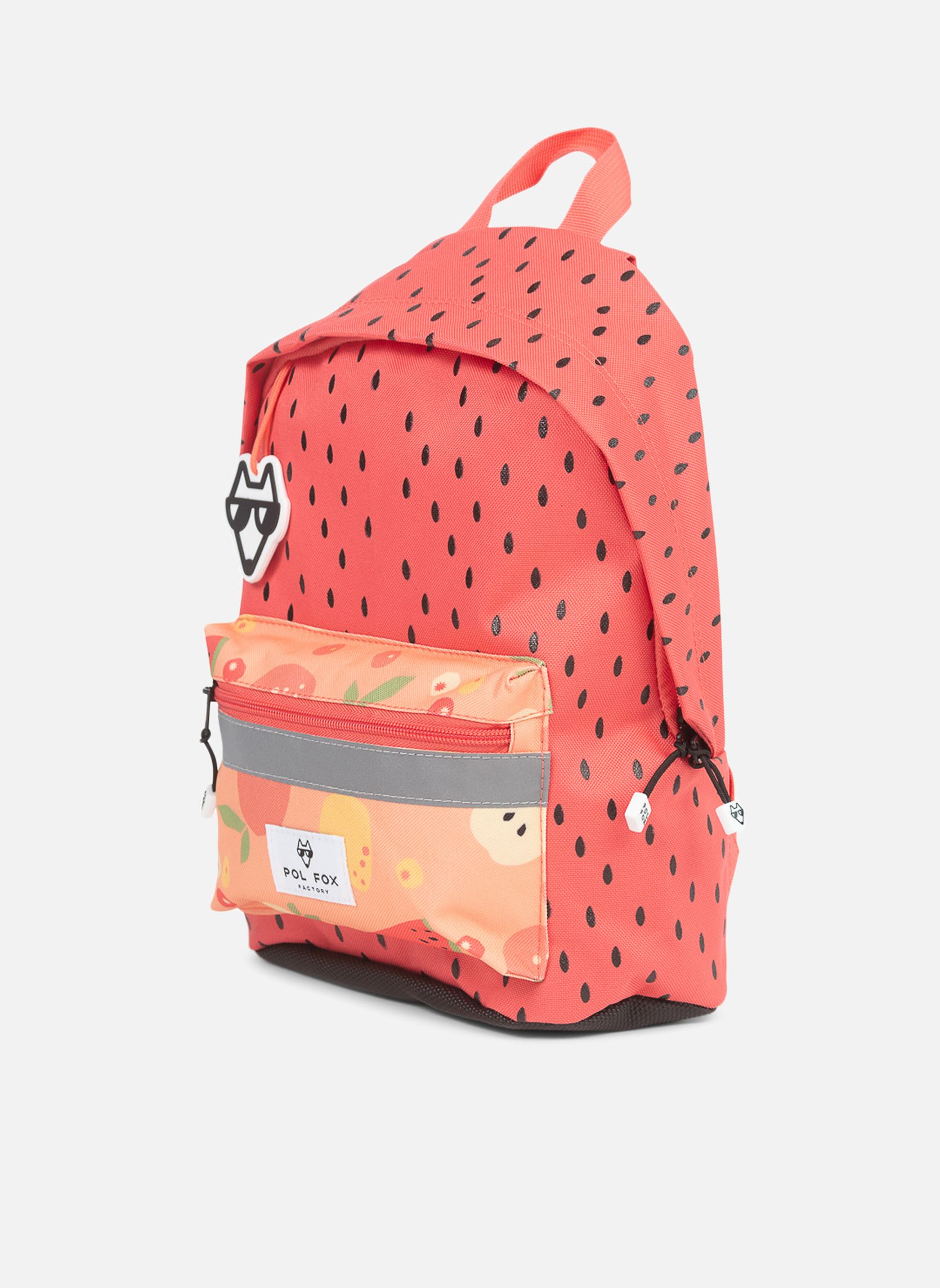 schooltassen Sac à dos Mini TUTTI FRUTTI meisjes rood Pol Fox schooltassen Sac à dos Mini TUTTI FRUTTI meisjes rood Framboise