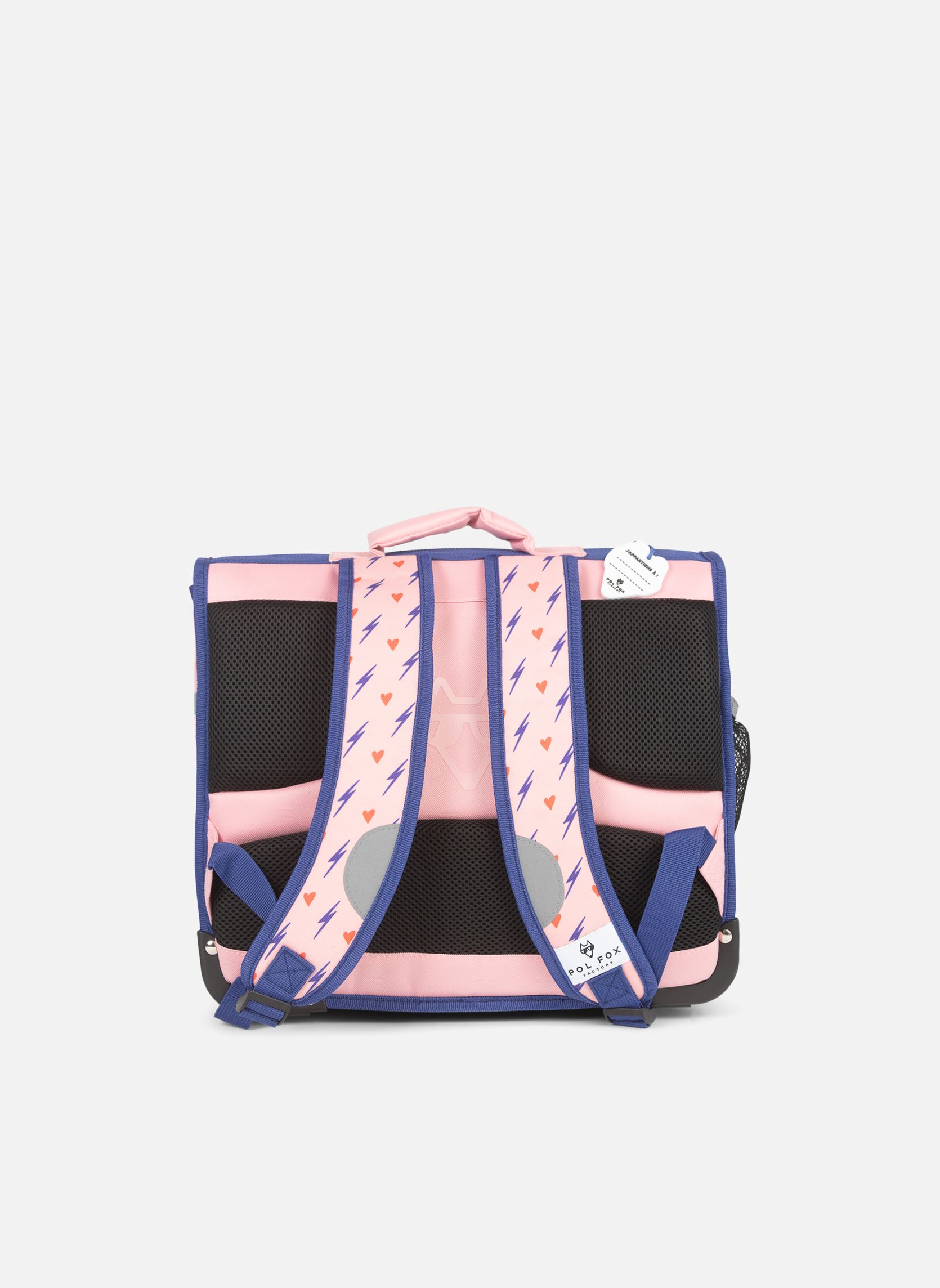 Mochilas Cartable 41cm HEART niña rosa Pol Fox Mochilas Cartable 41cm HEART niña rosa Rose