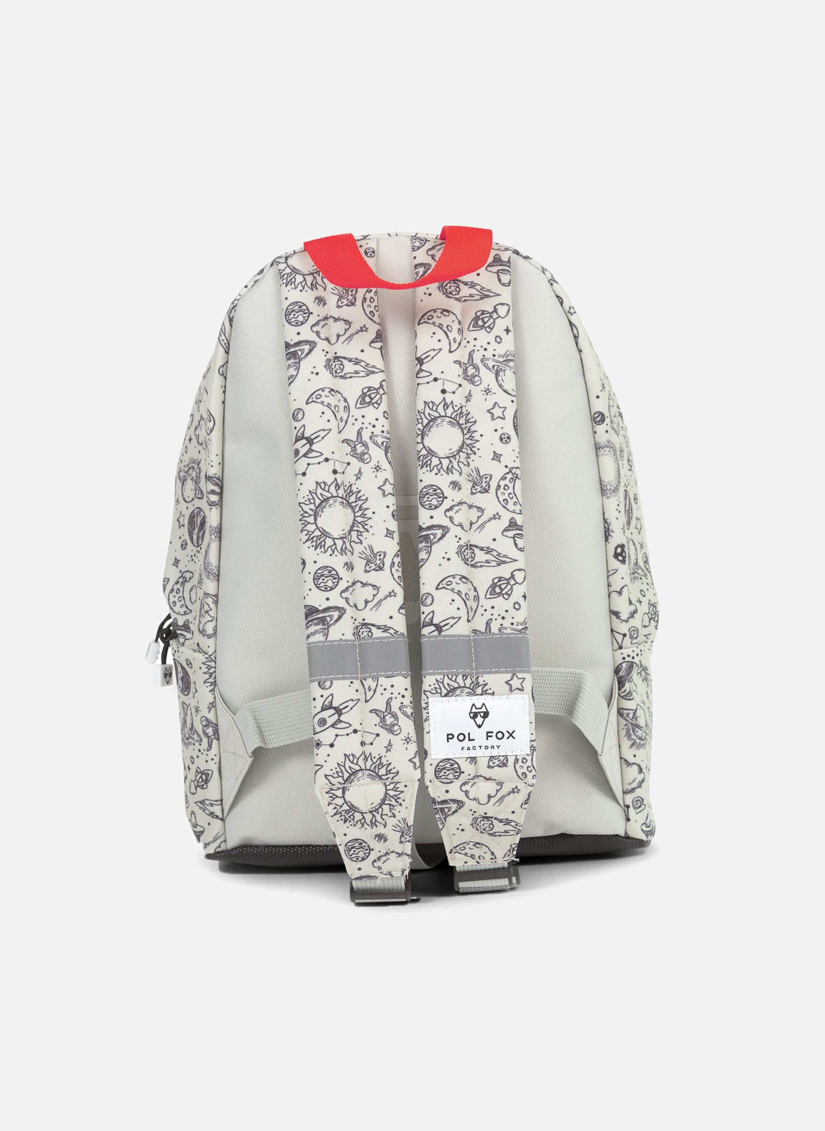 Cartables Sac à dos Mini ROCKET garçon gris Pol Fox Cartables Sac à dos Mini ROCKET garçon gris Gris clair