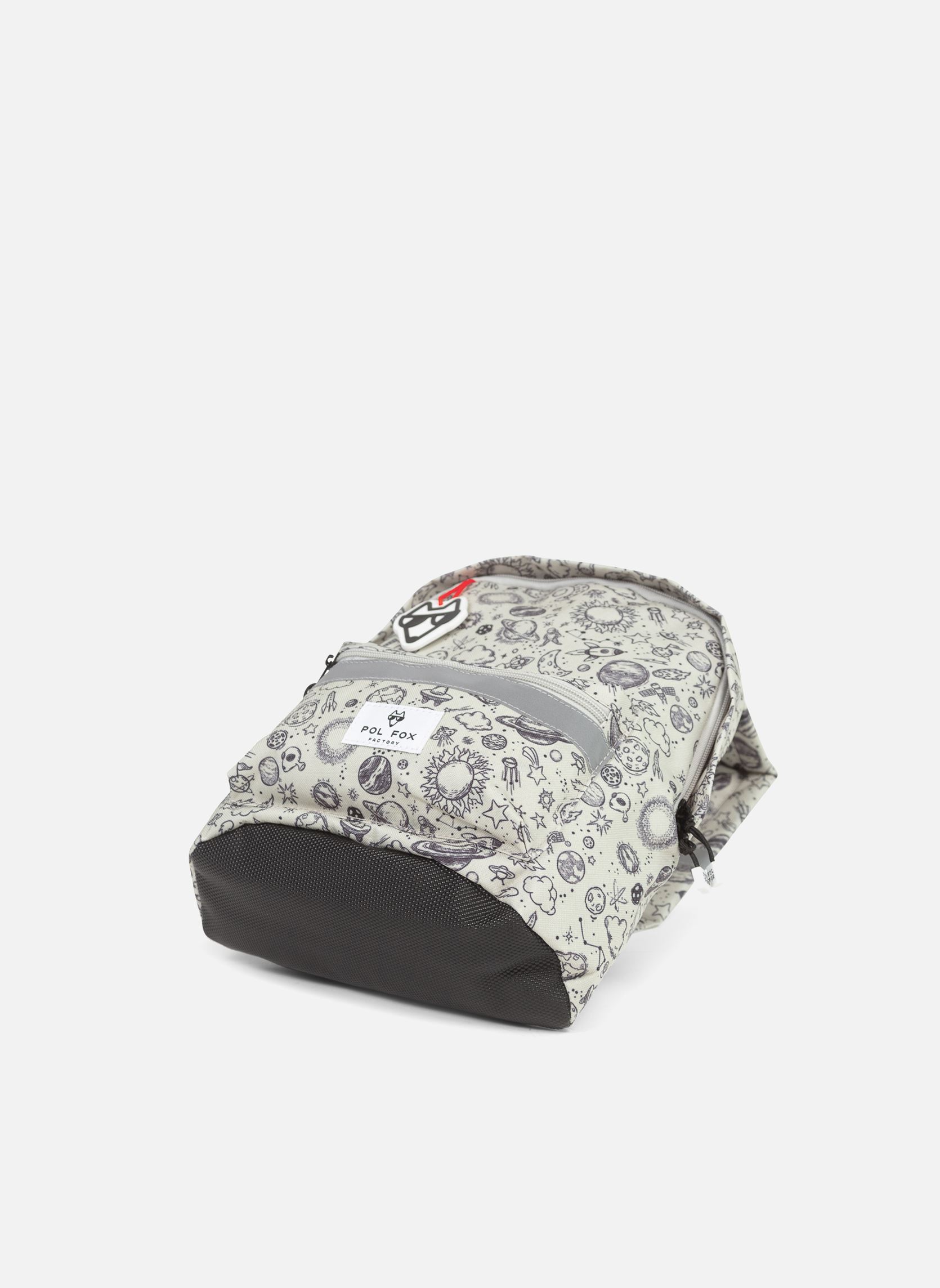 Cartables Sac à dos Mini ROCKET garçon gris Pol Fox Cartables Sac à dos Mini ROCKET garçon gris Gris clair