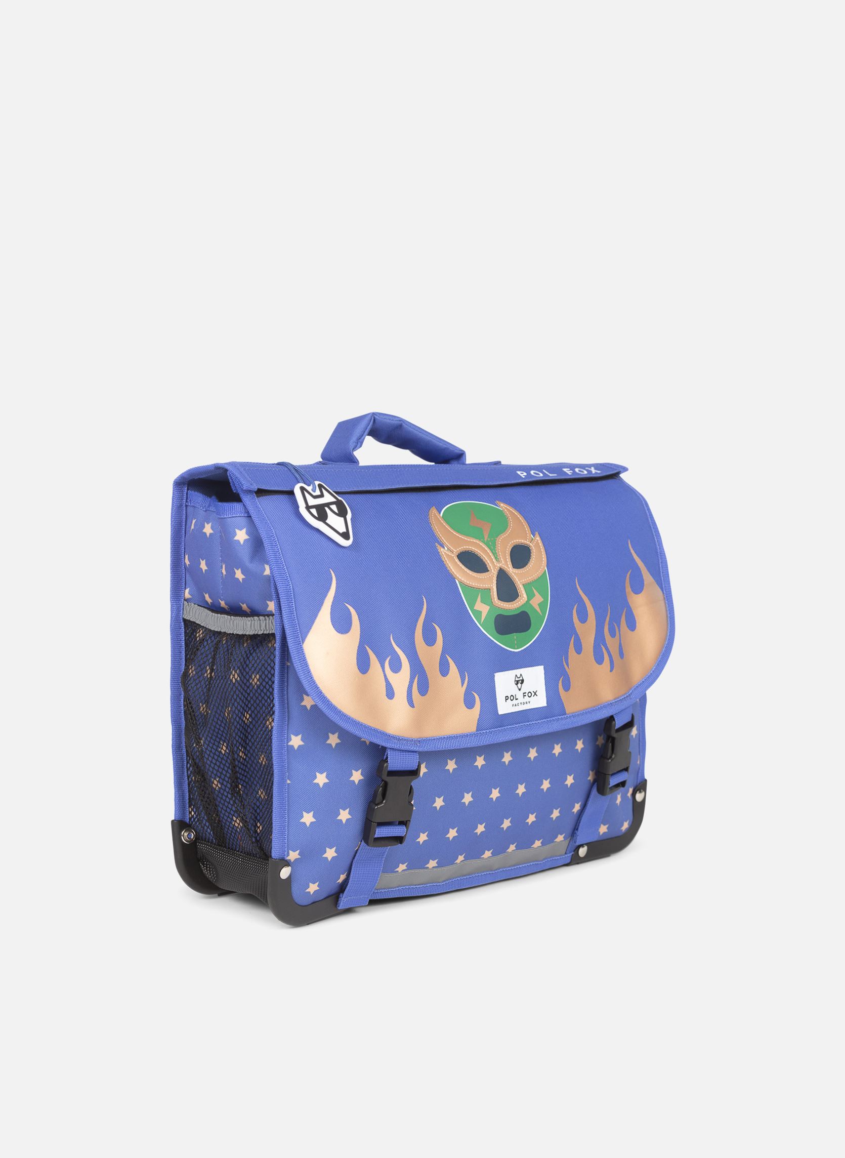 Schulranzen Cartable 41cm CATCH jungen blau Pol Fox Schulranzen Cartable 41cm CATCH jungen blau Bleu clair