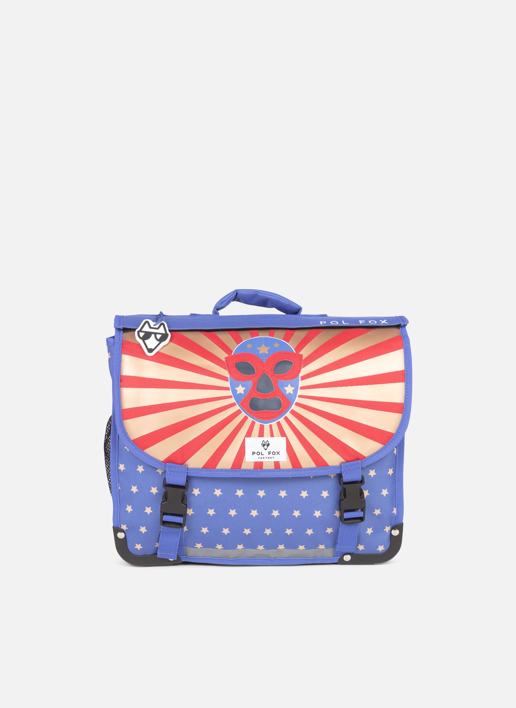 Schulranzen Cartable 41cm CATCH jungen blau Pol Fox Schulranzen Cartable 41cm CATCH jungen blau Bleu clair