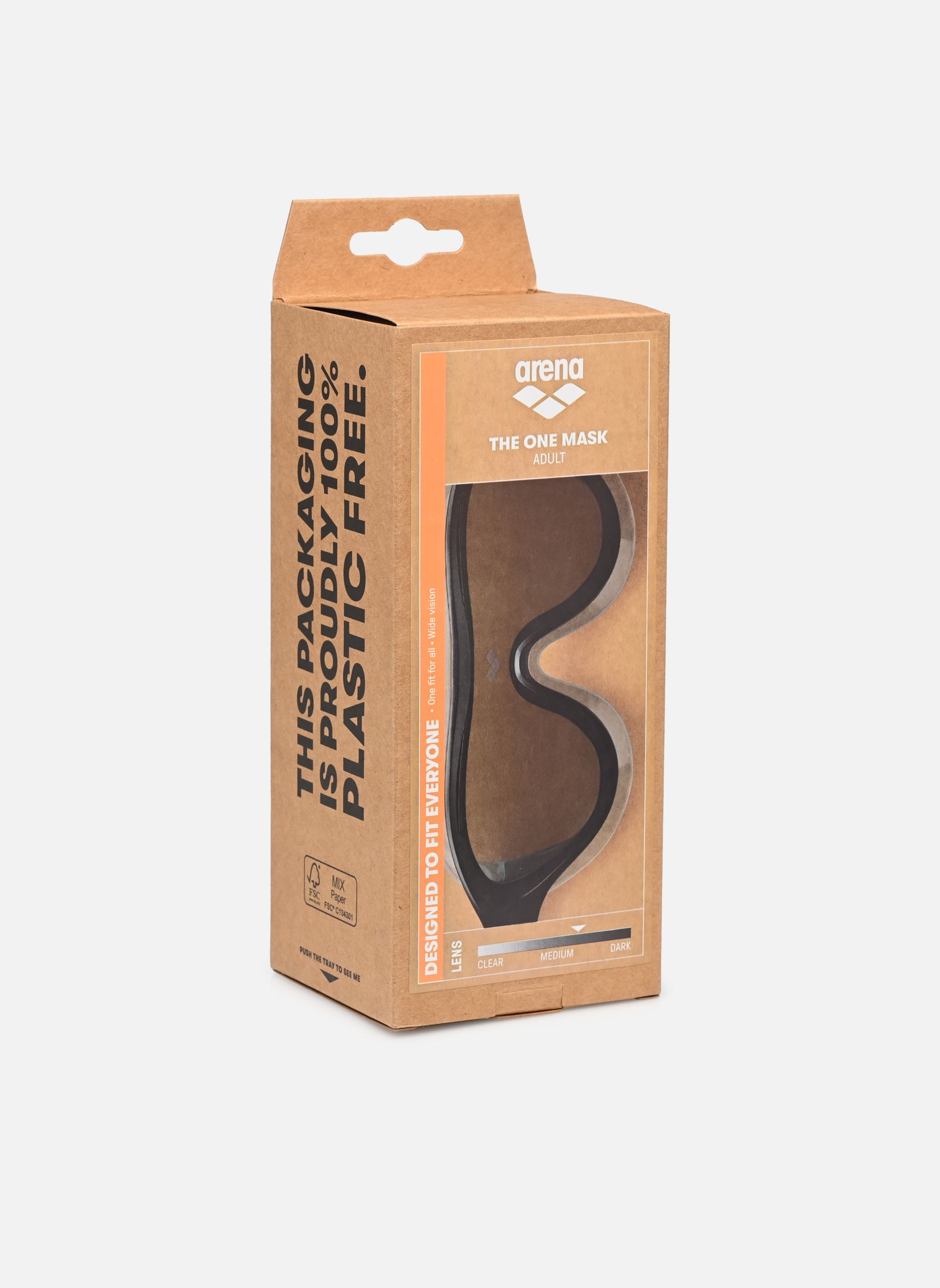Prestatie-accessoires Lunettes de natation - THE ONE MASK zwart Arena Prestatie-accessoires Lunettes de natation - THE ONE MASK zwart SMOKE-BLACK-BLACK