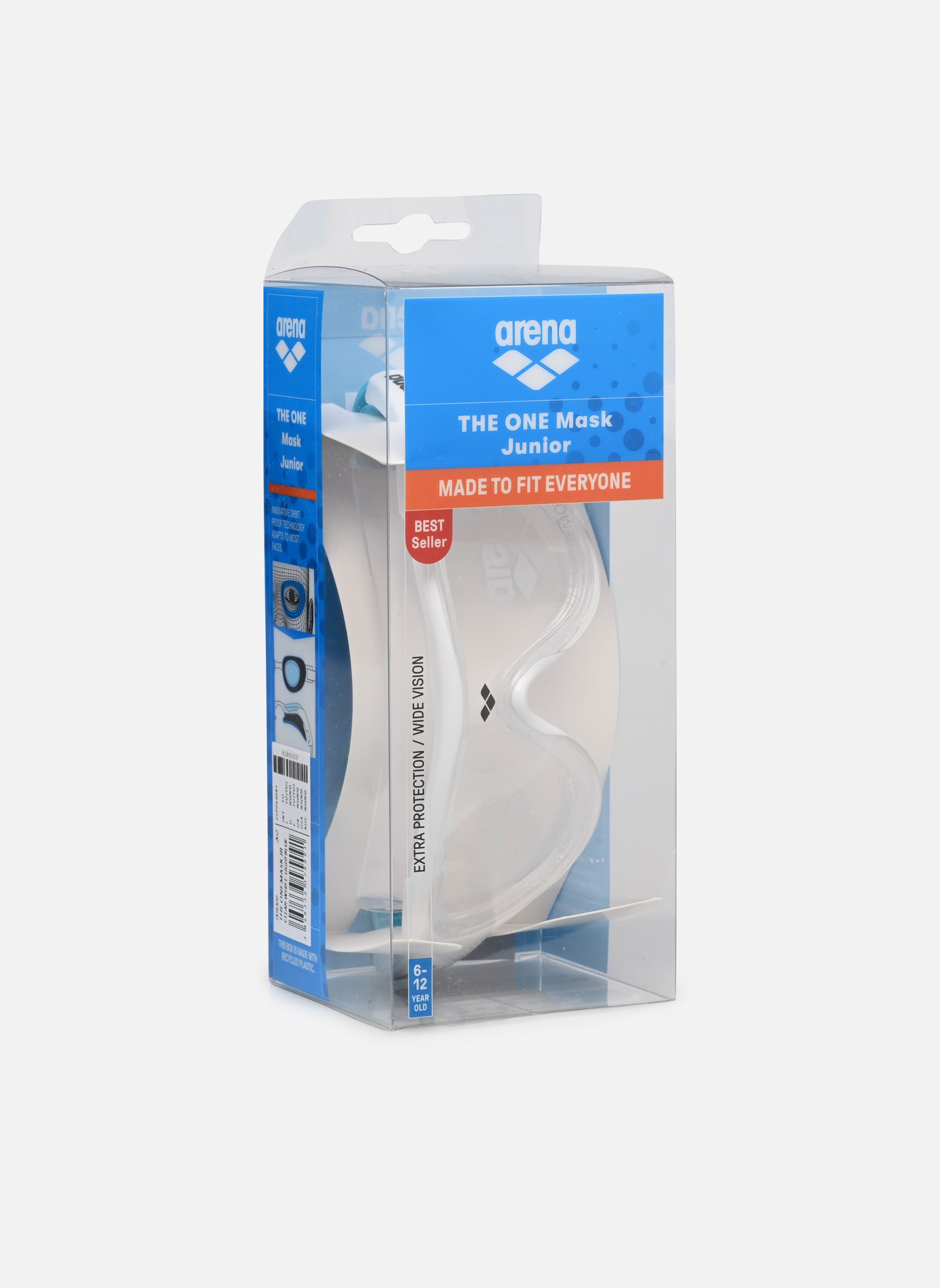 Overige accessoires Lunettes de natation - THE ONE MASK JR wit Arena Overige accessoires Lunettes de natation - THE ONE MASK JR wit CLEAR-WHITE-LIGHTBLUE