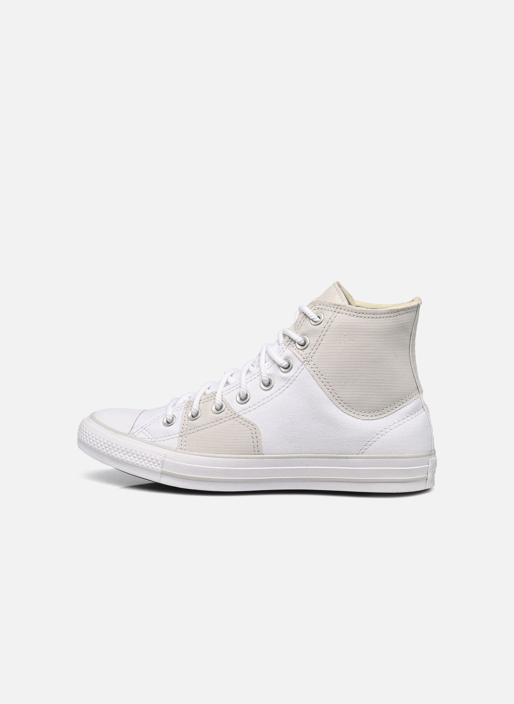 Baskets toile Chuck Taylor All Star Court Worn Hi M homme blanc Converse Baskets toile Chuck Taylor All Star Court Worn Hi M homme blanc OPTICAL WHITE