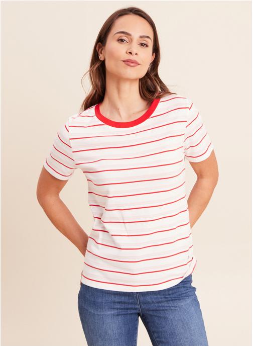 Bréal Tee-shirts TECOLTAGE femme rose