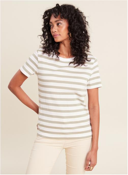 Bréal Tee-shirts TECOLTAGE femme vert