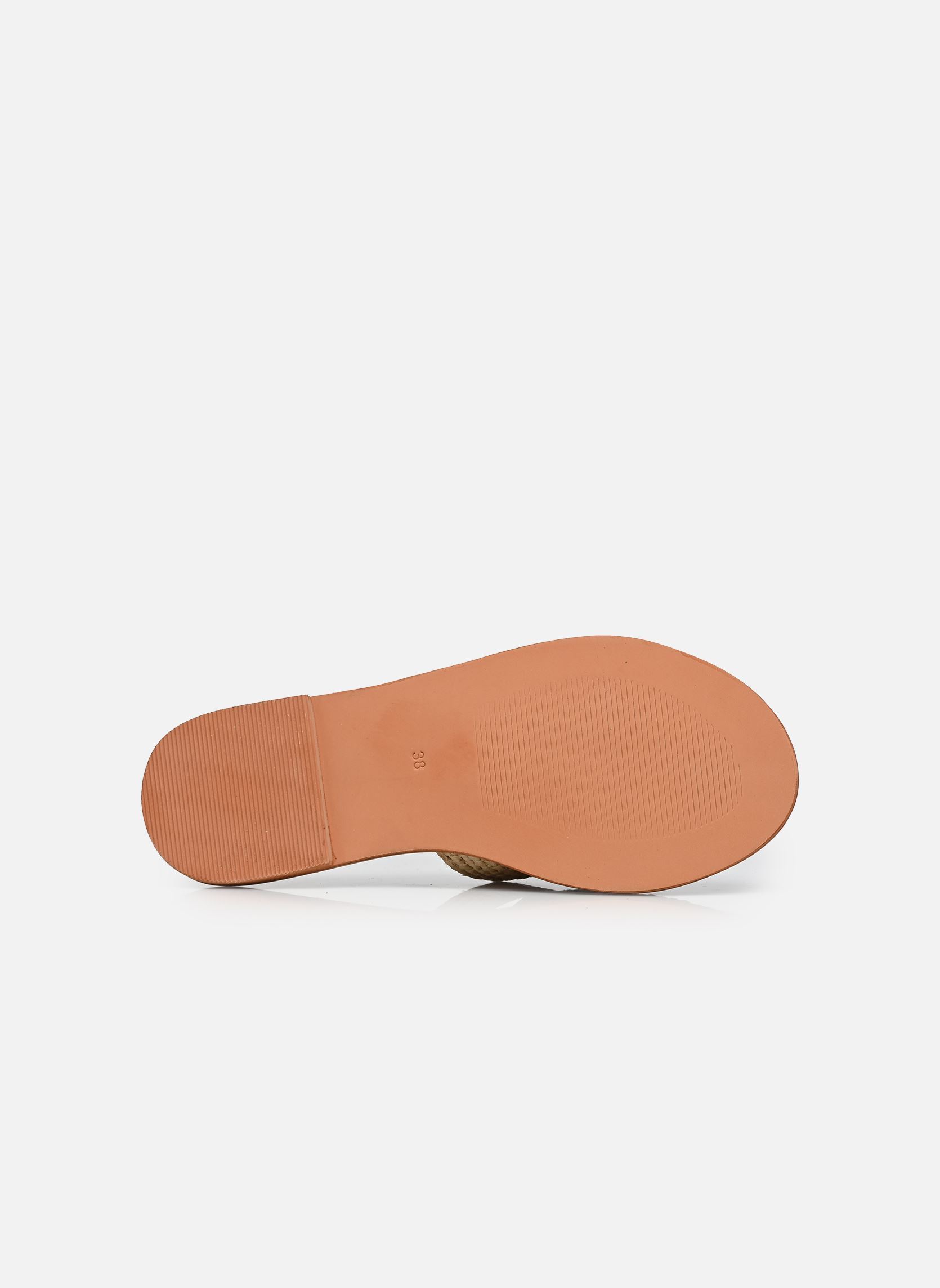 Muilen en klompen WILOU dames beige Jonak Muilen en klompen WILOU dames beige Raphia/Cuir Beige/Cognac