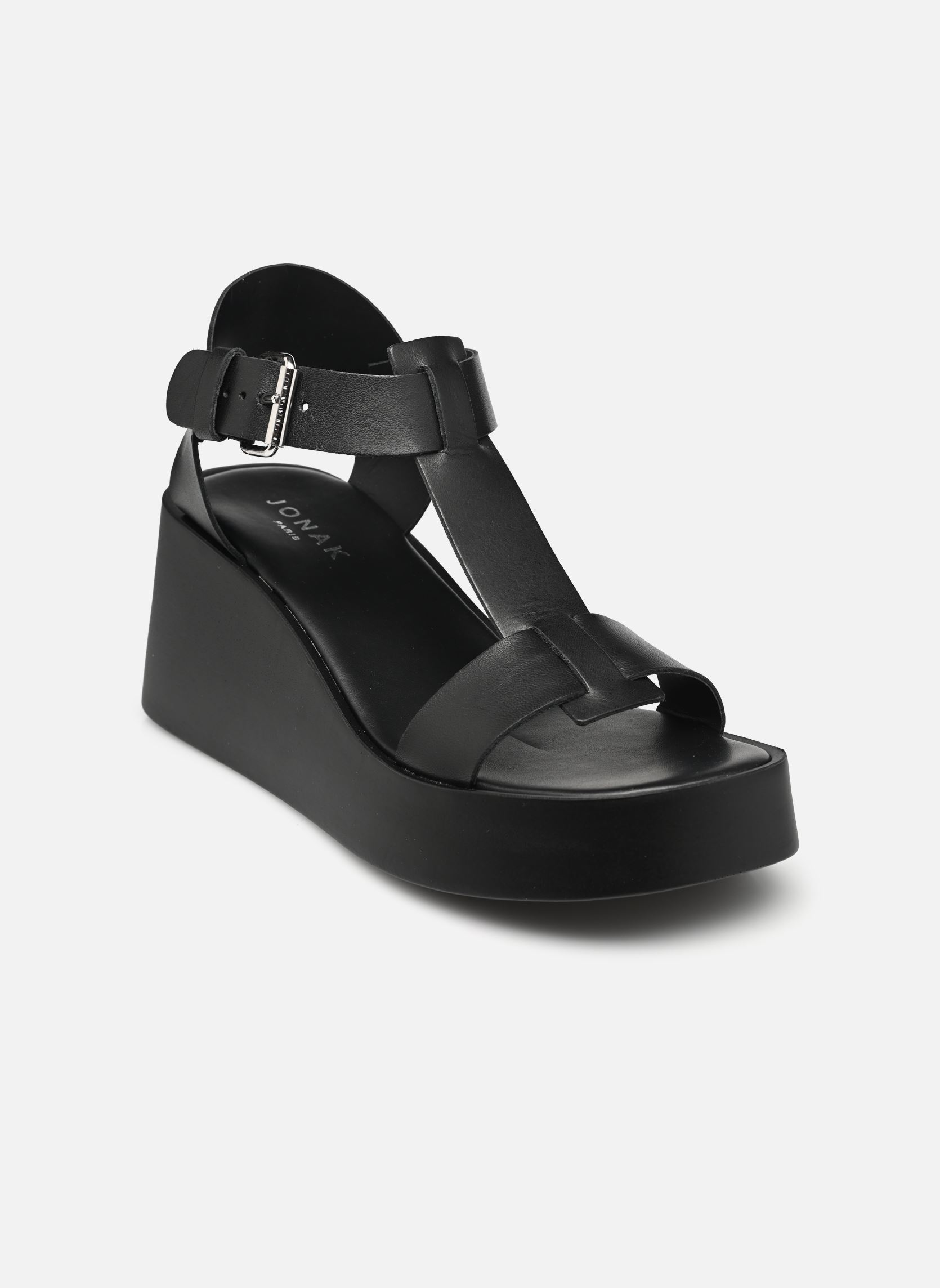 Keil- und Plateausandalen ESTELLE damen schwarz Jonak Keil- und Plateausandalen ESTELLE damen schwarz NOIR