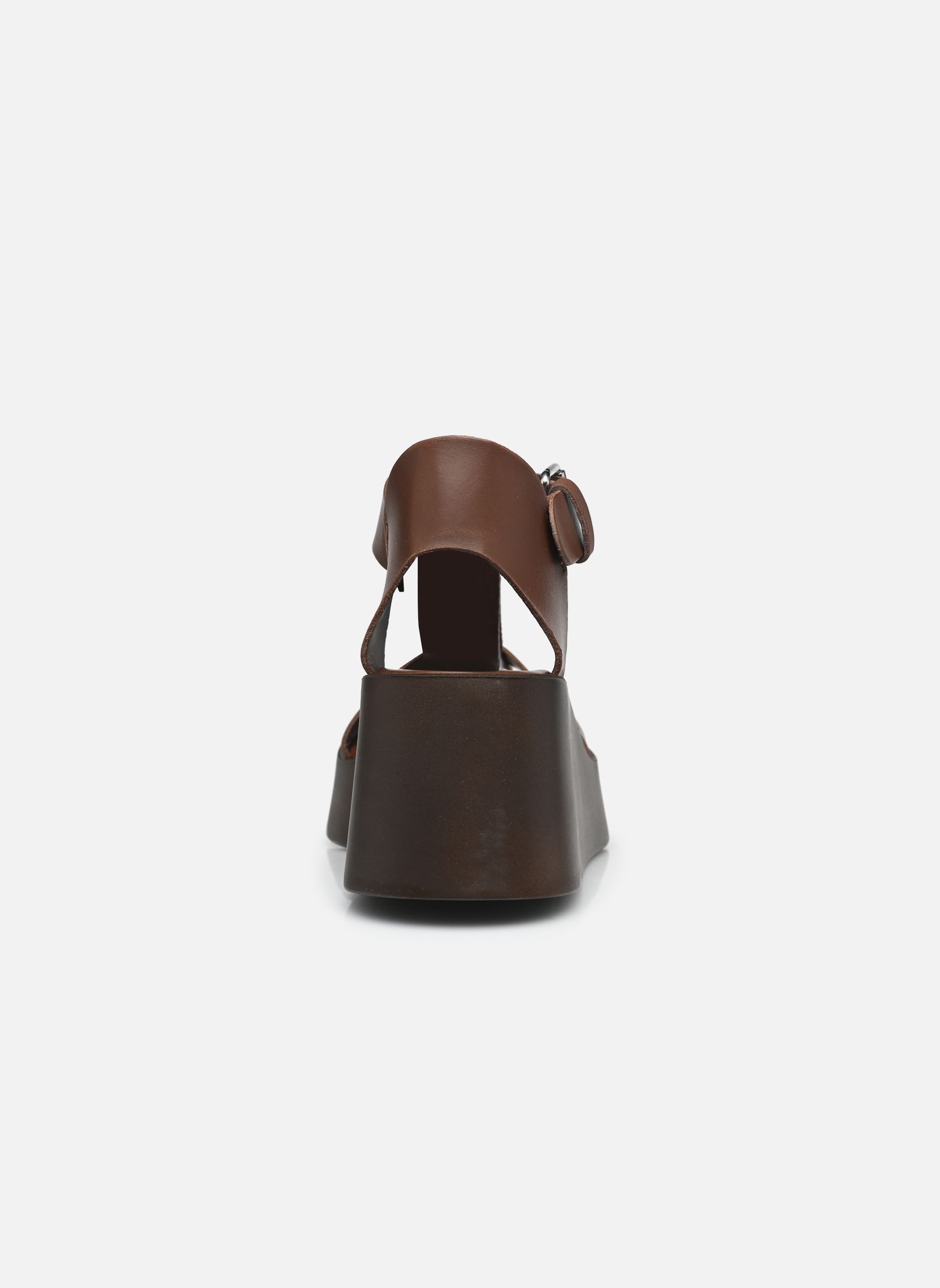 Keil- und Plateausandalen ESTELLE damen braun Jonak Keil- und Plateausandalen ESTELLE damen braun MARRON FONCÉ