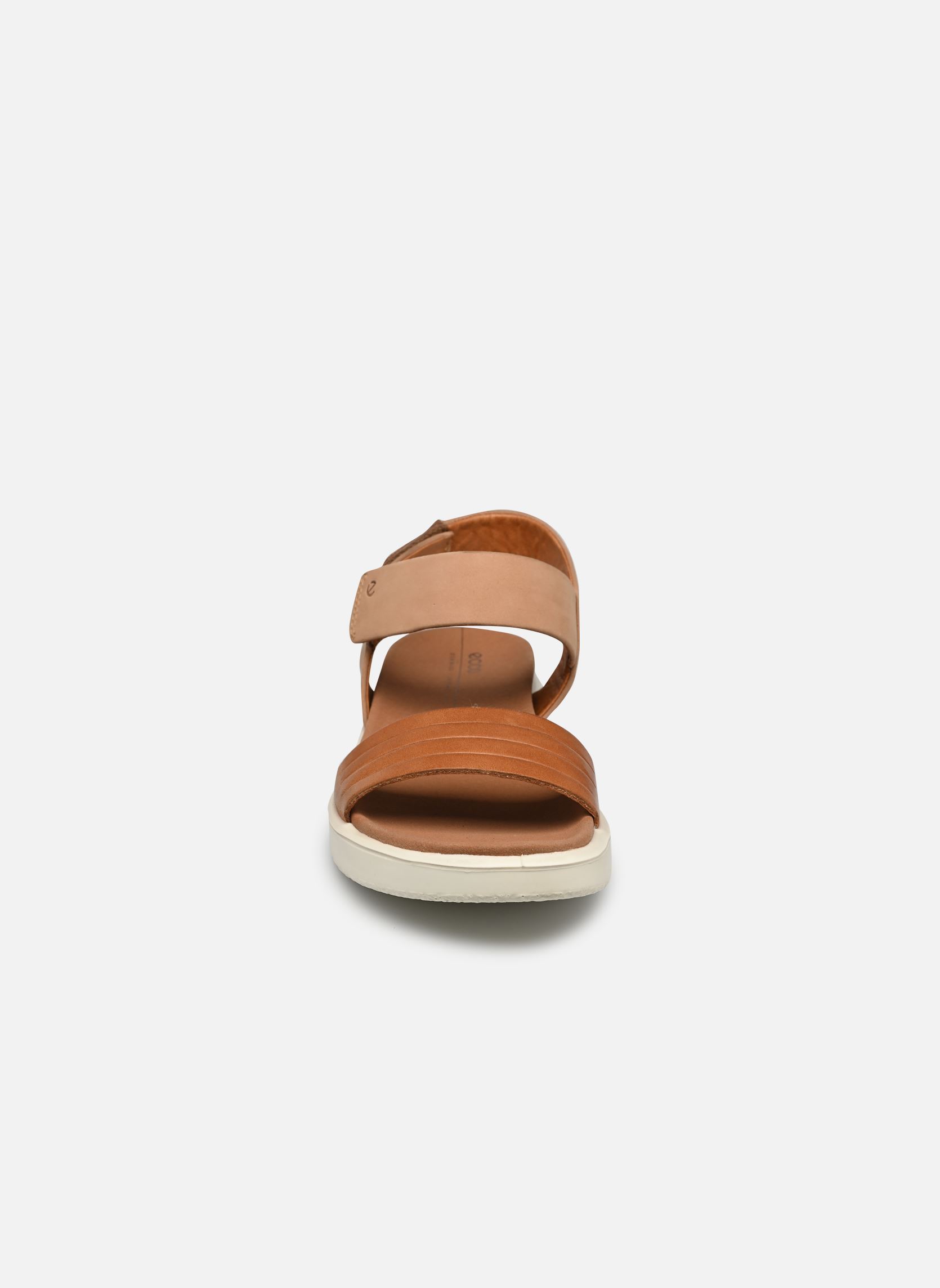 Sandalias planas Flowt W mujer marrón Ecco Sandalias planas Flowt W mujer marrón LION/CASHMERE